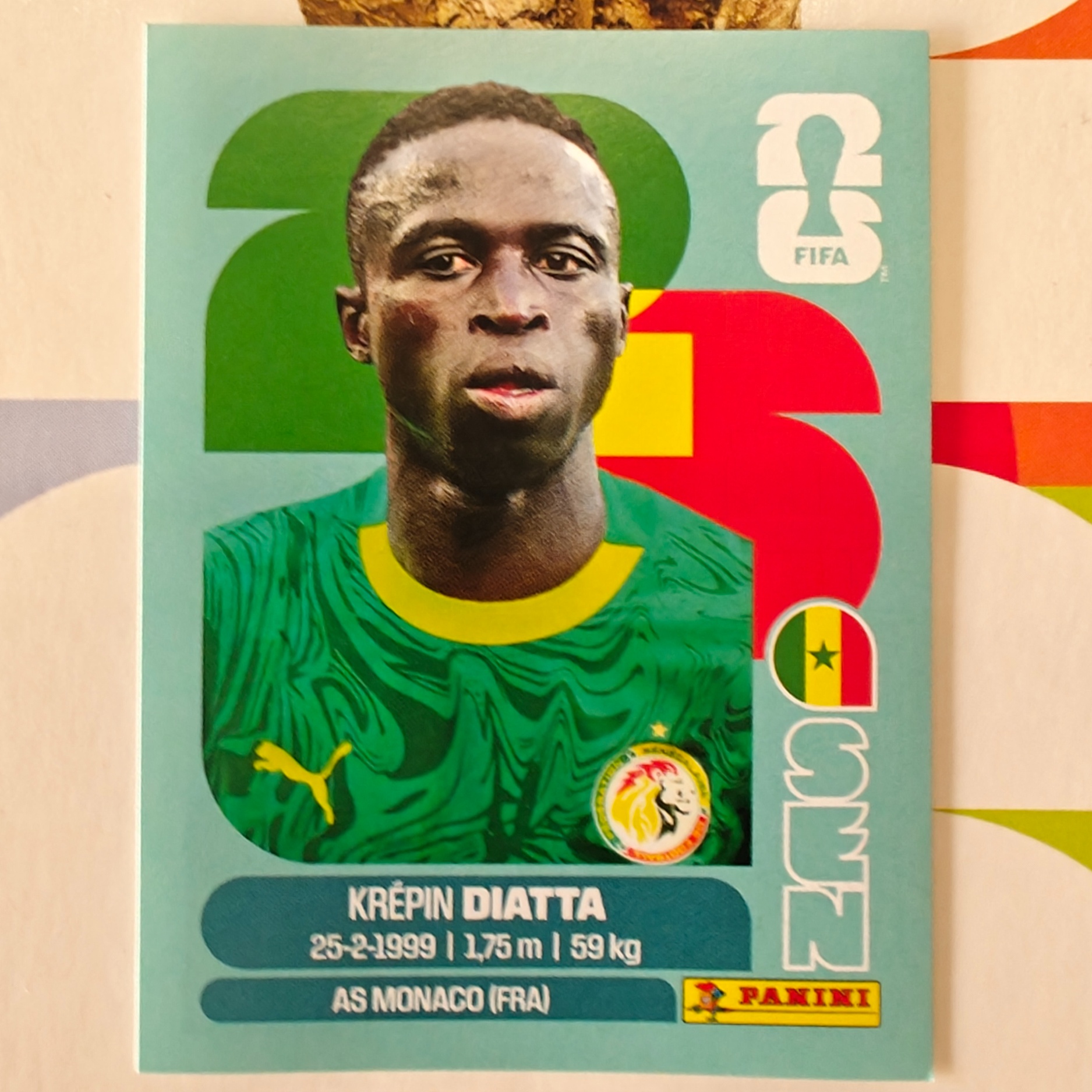 SEN20 - Senegal - Krepin Diatta - FIFA World Cup 2026™ - Panini Sticker