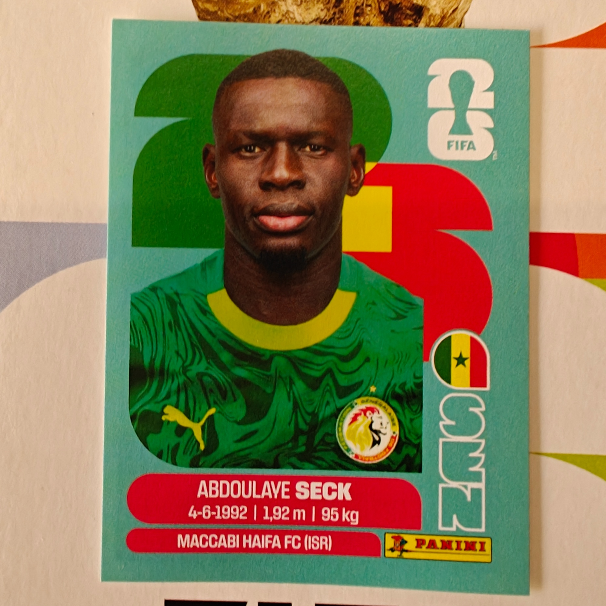 SEN5 - Senegal - Abdoulaye Seck - FIFA World Cup 2026™ - Panini Sticker