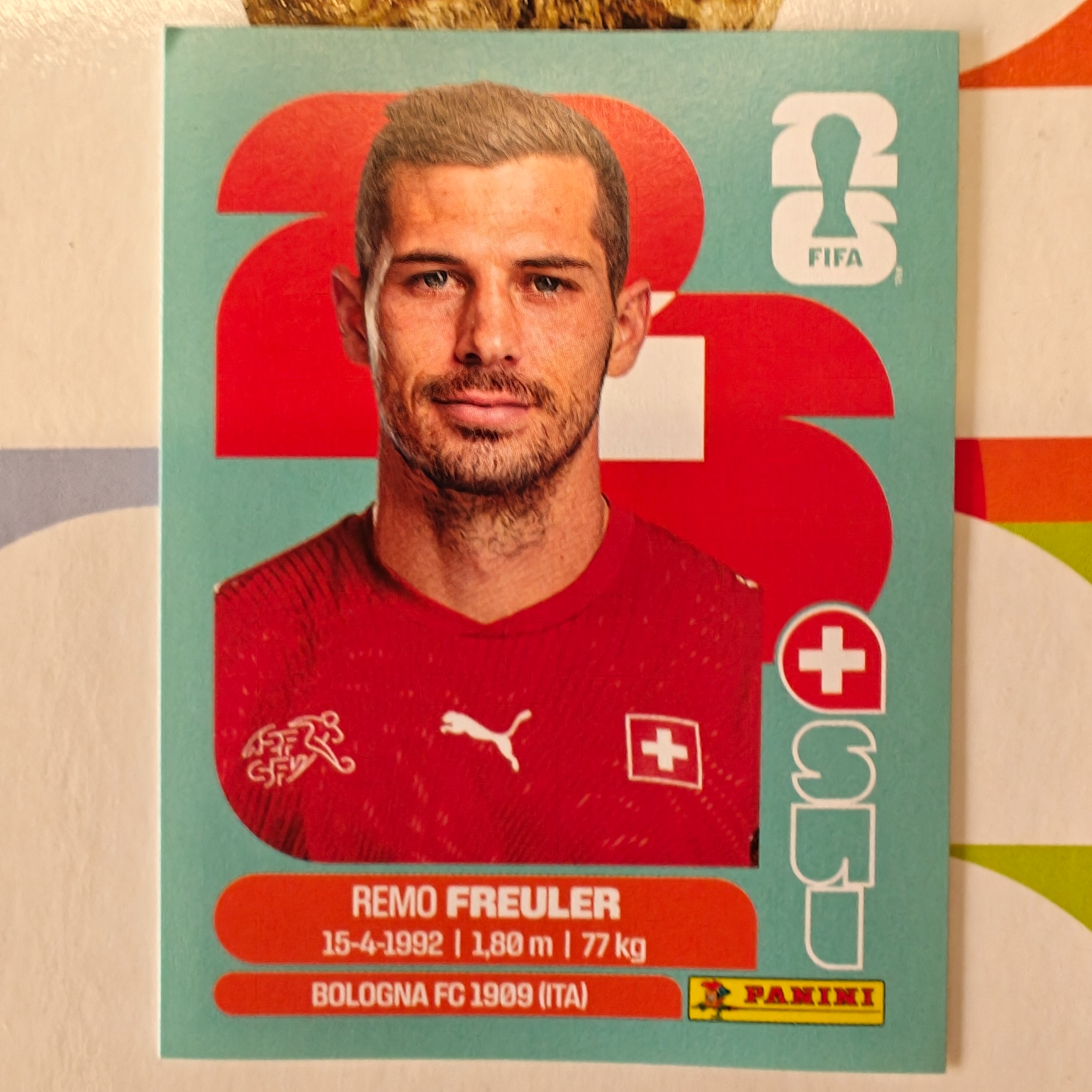 SUI11 - Switzerland - Remo Freuler - FIFA World Cup 2026™ - Panini Sticker