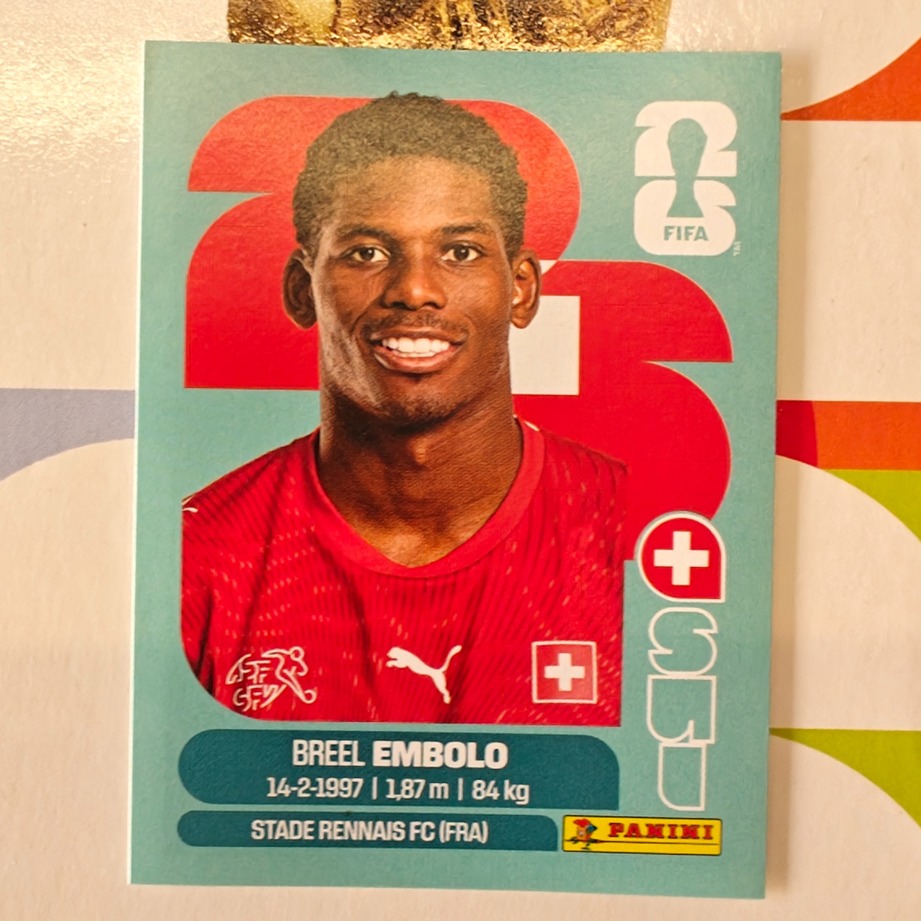 SUI17 - Switzerland - Breel Embolo - FIFA World Cup 2026™ - Panini Sticker