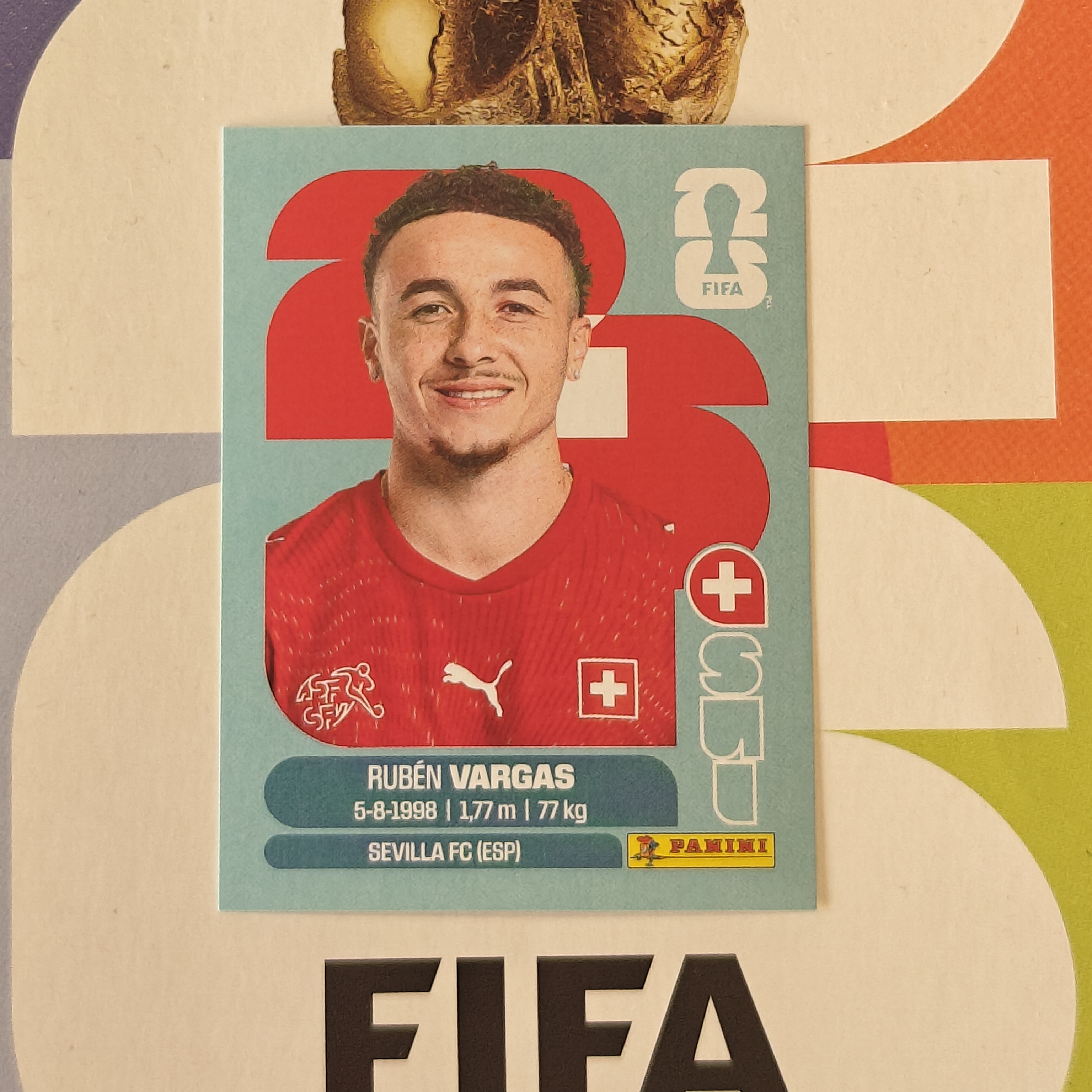 SUI18 - Switzerland - Ruben Vargas - FIFA World Cup 2026™ - Panini Sticker