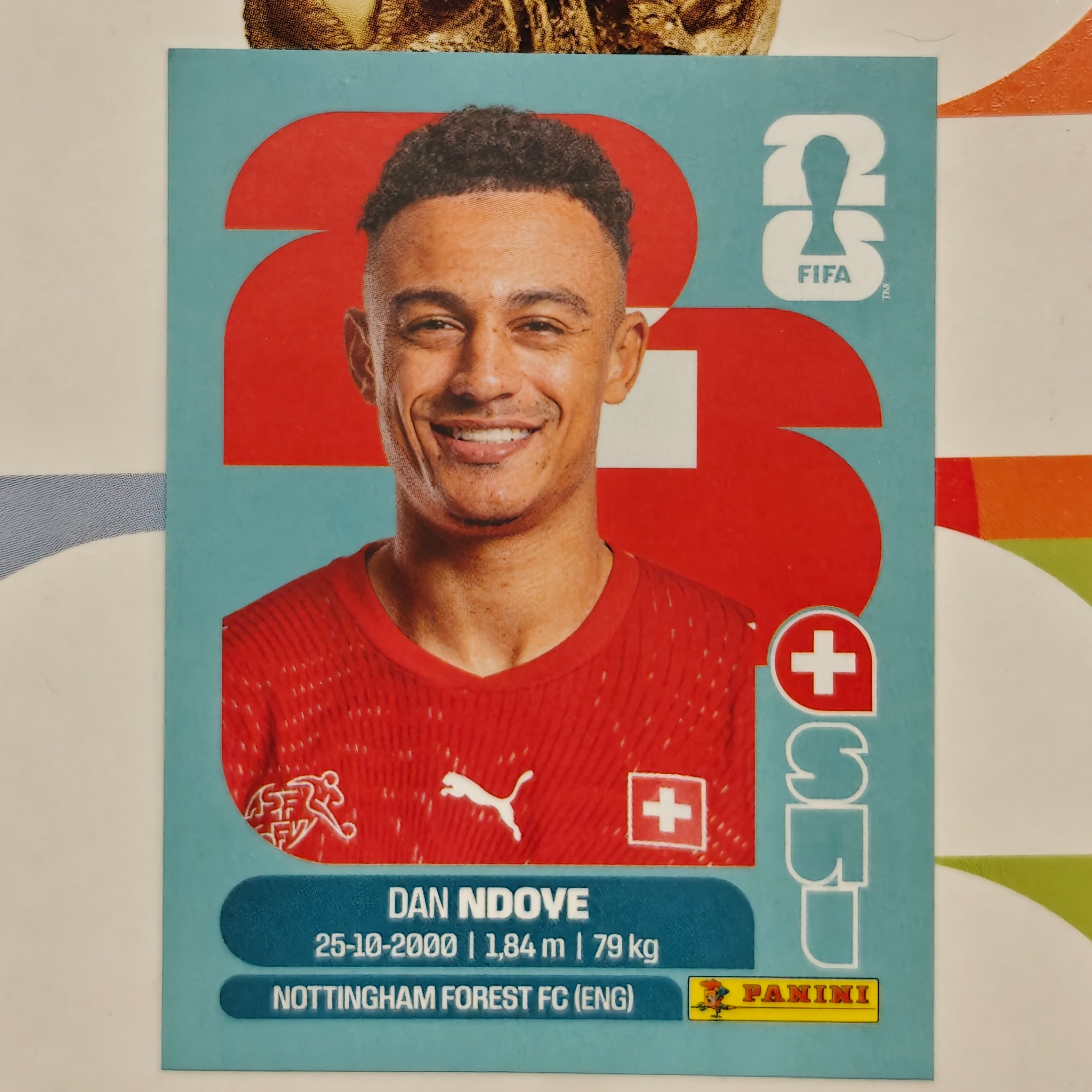 SUI19 - Switzerland - Dan Ndoye - FIFA World Cup 2026™ - Panini Sticker