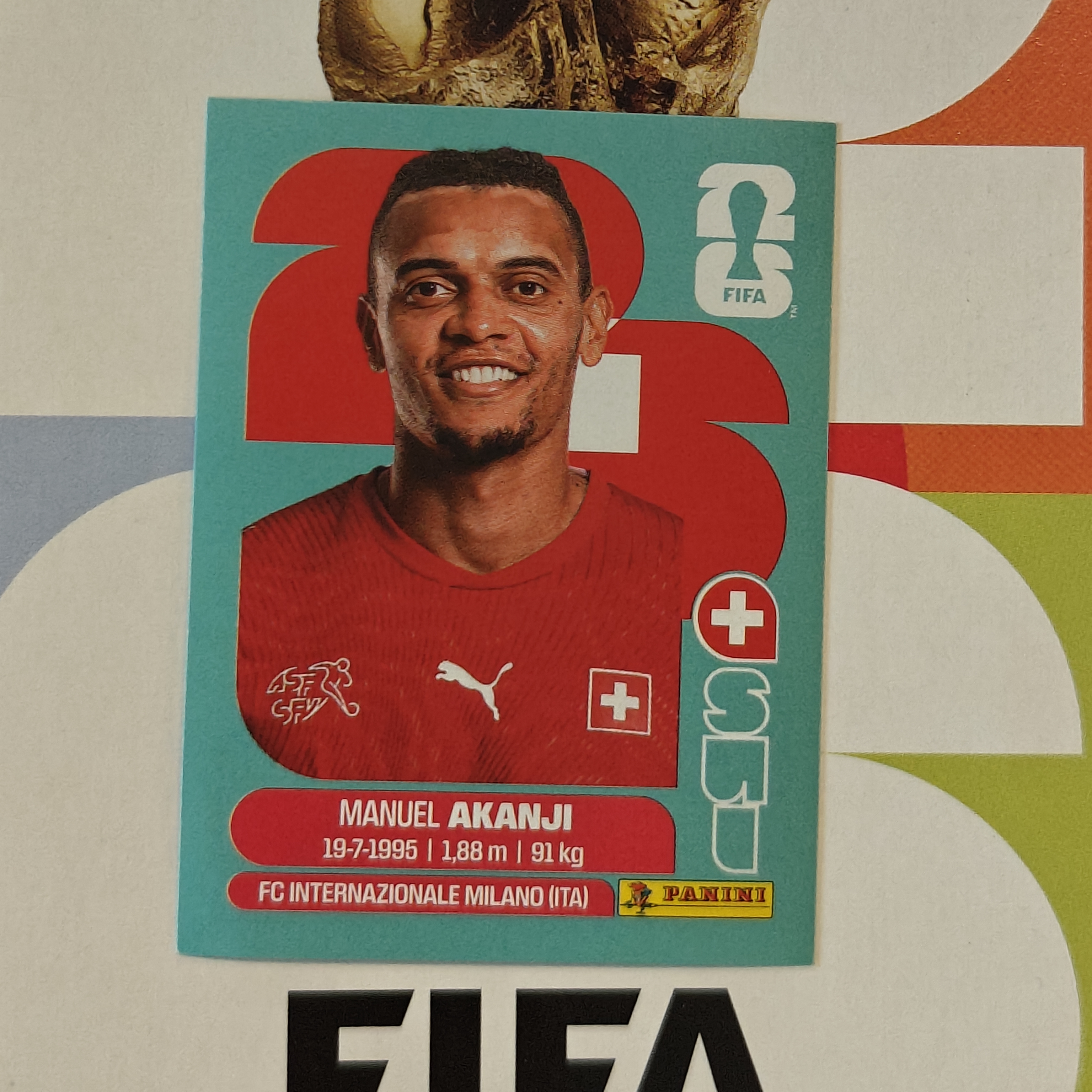 SUI4 - Switzerland - Manuel Akanji - FIFA World Cup 2026™ - Panini Sticker