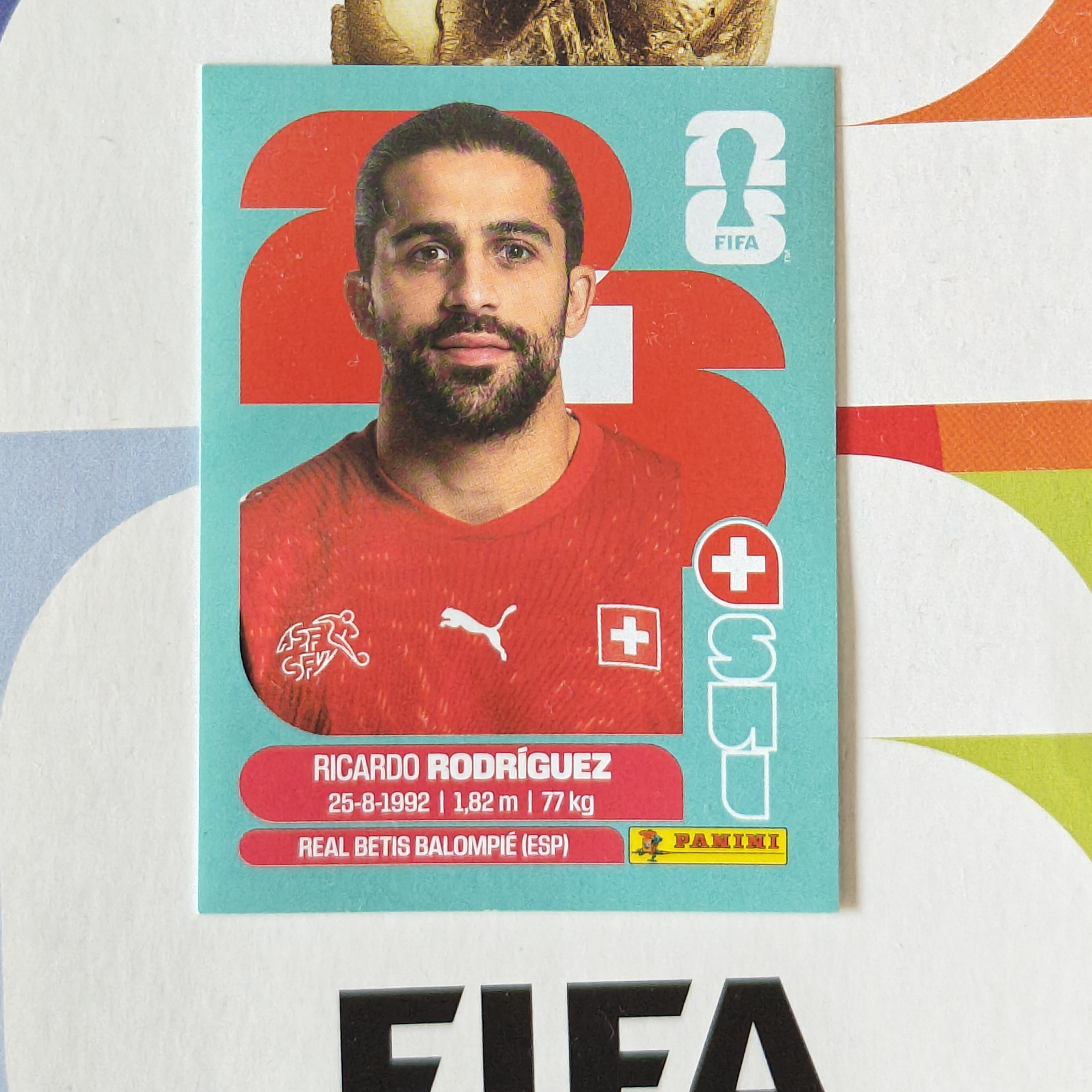 SUI5 - Switzerland - Ricardo Rodriguez - FIFA World Cup 2026™ - Panini Sticker