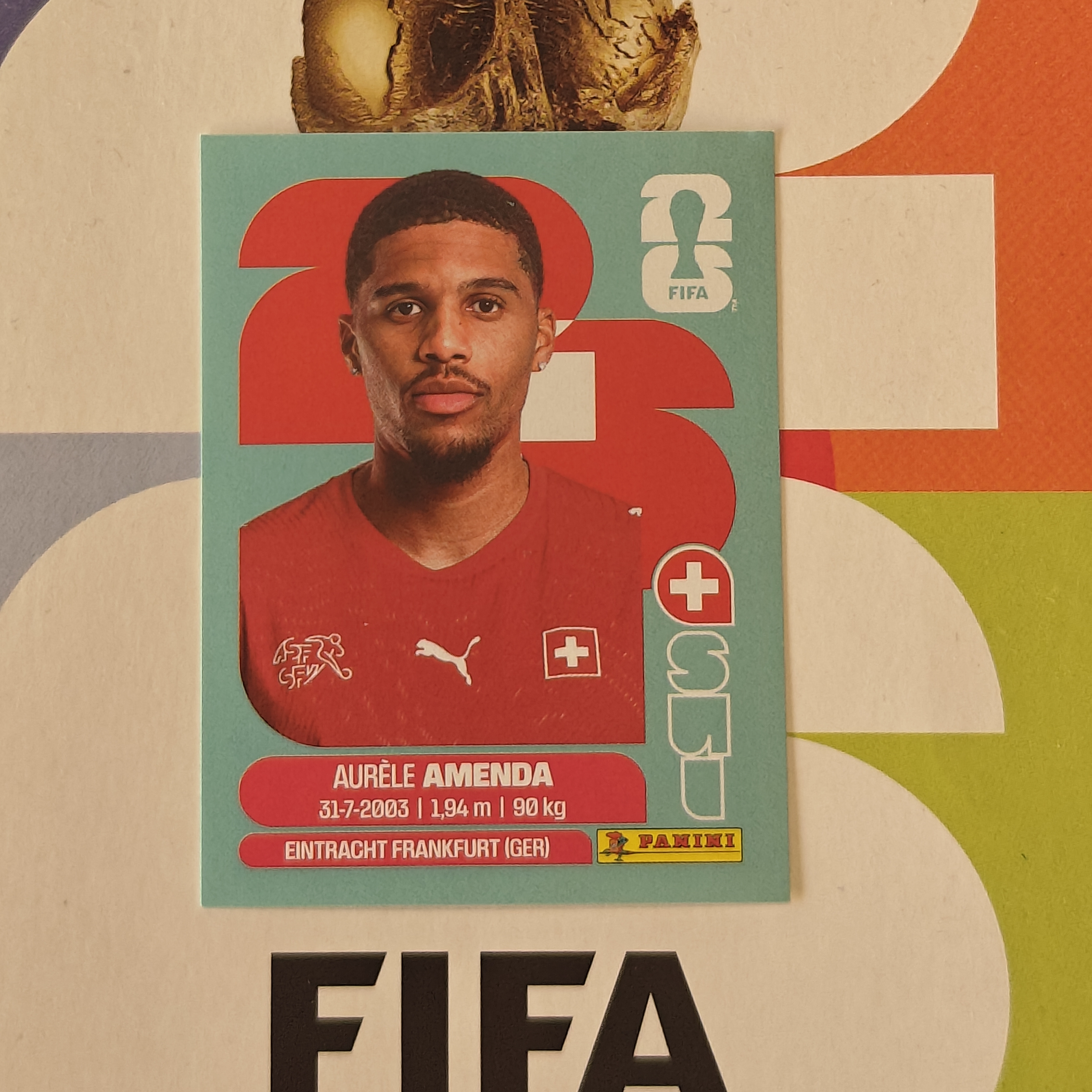 SUI7 - Switzerland - Aurèle Amenda - FIFA World Cup 2026™ - Panini Sticker