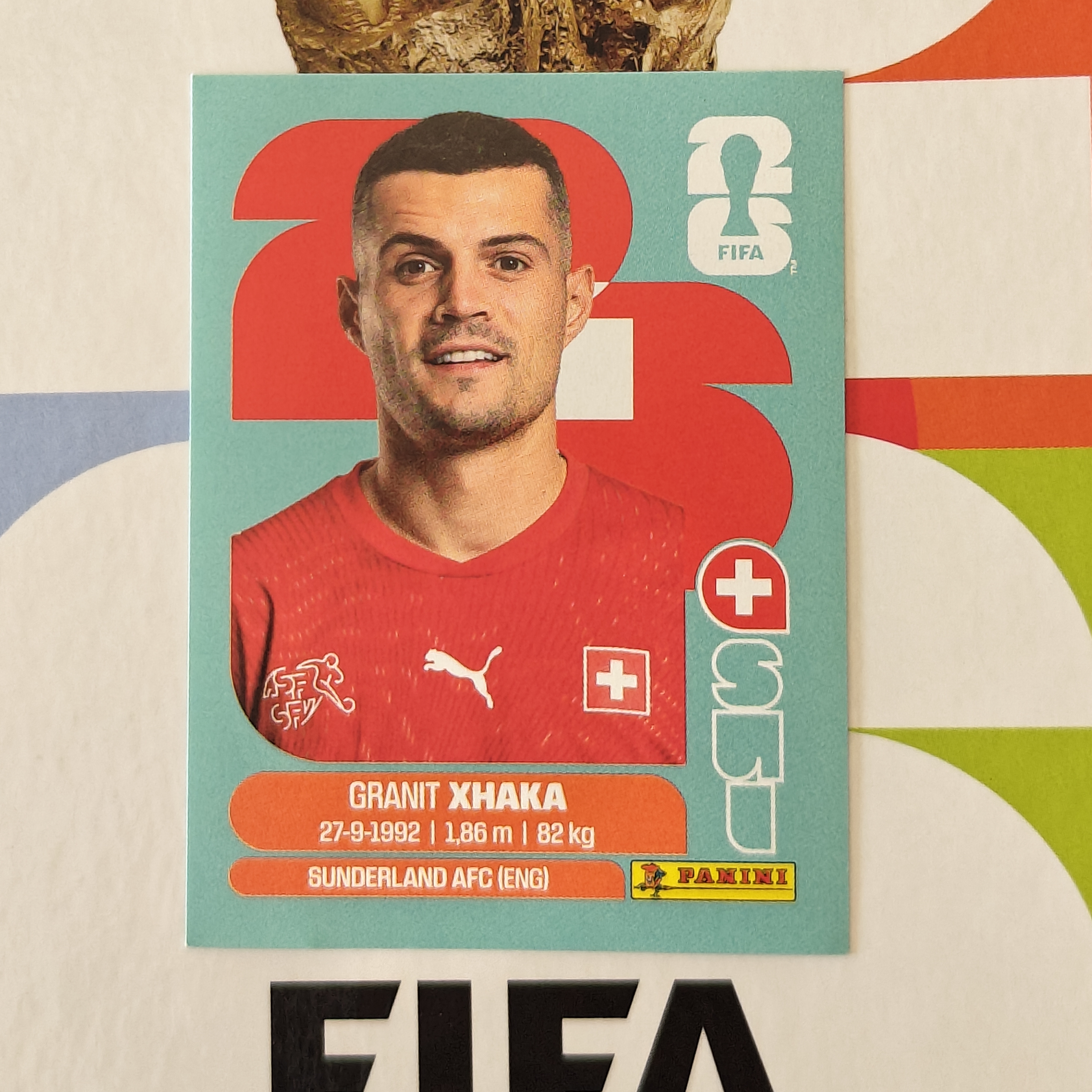 SUI9 - Switzerland - Granit Xhaka - FIFA World Cup 2026™ - Panini Sticker