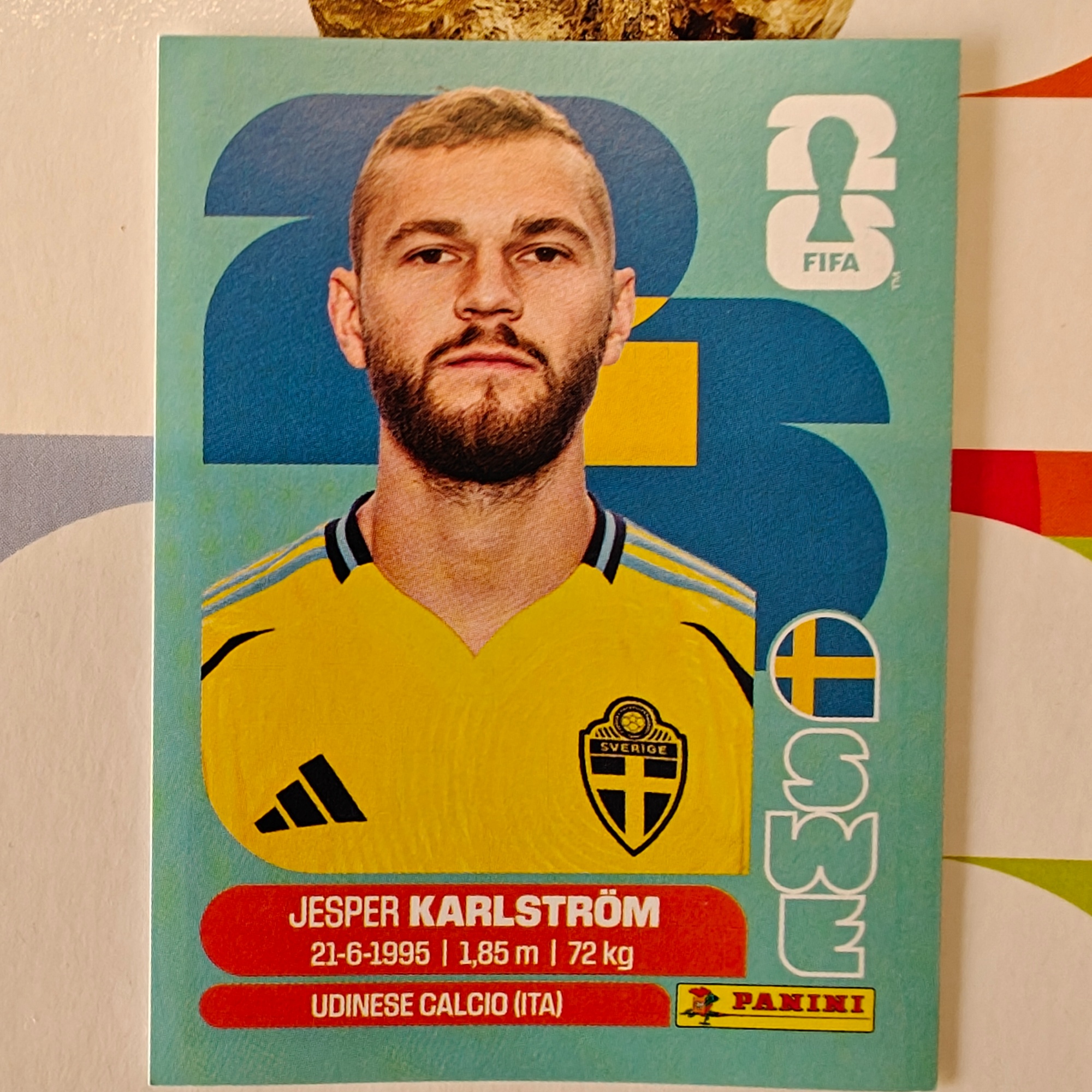 SWE10 - Sweden - Jesper Karlström - FIFA World Cup 2026™ - Panini Sticker