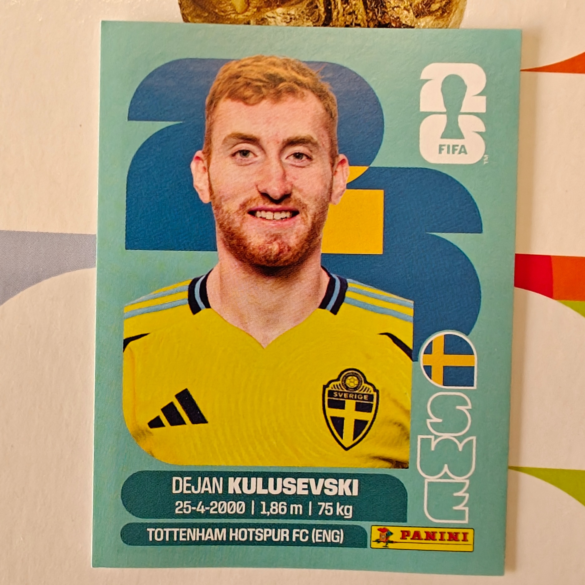 SWE17 - Sweden - Dejan Kulusevski - FIFA World Cup 2026™ - Panini Sticker