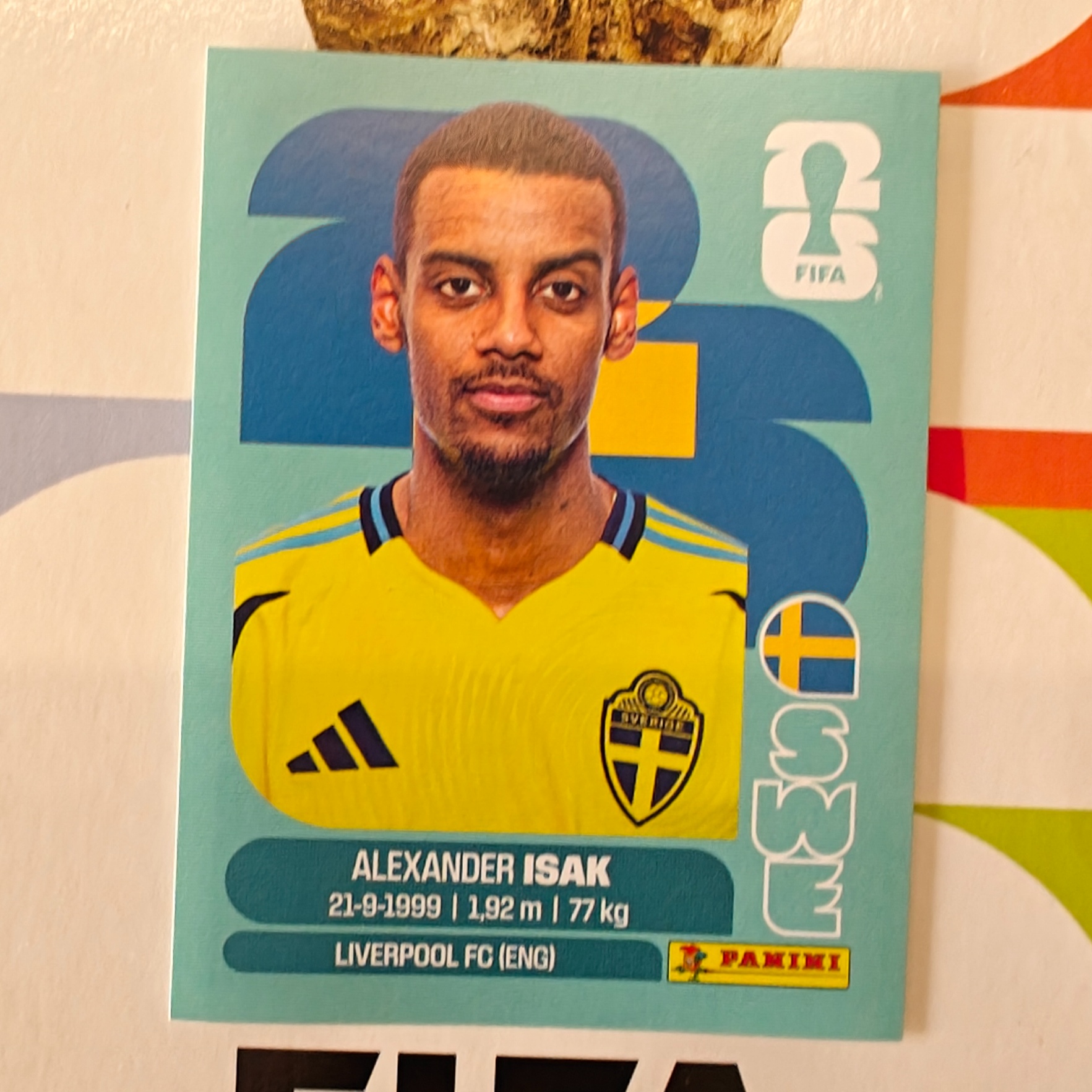 SWE19 - Sweden - Alexander Isak - FIFA World Cup 2026™ - Panini Sticker