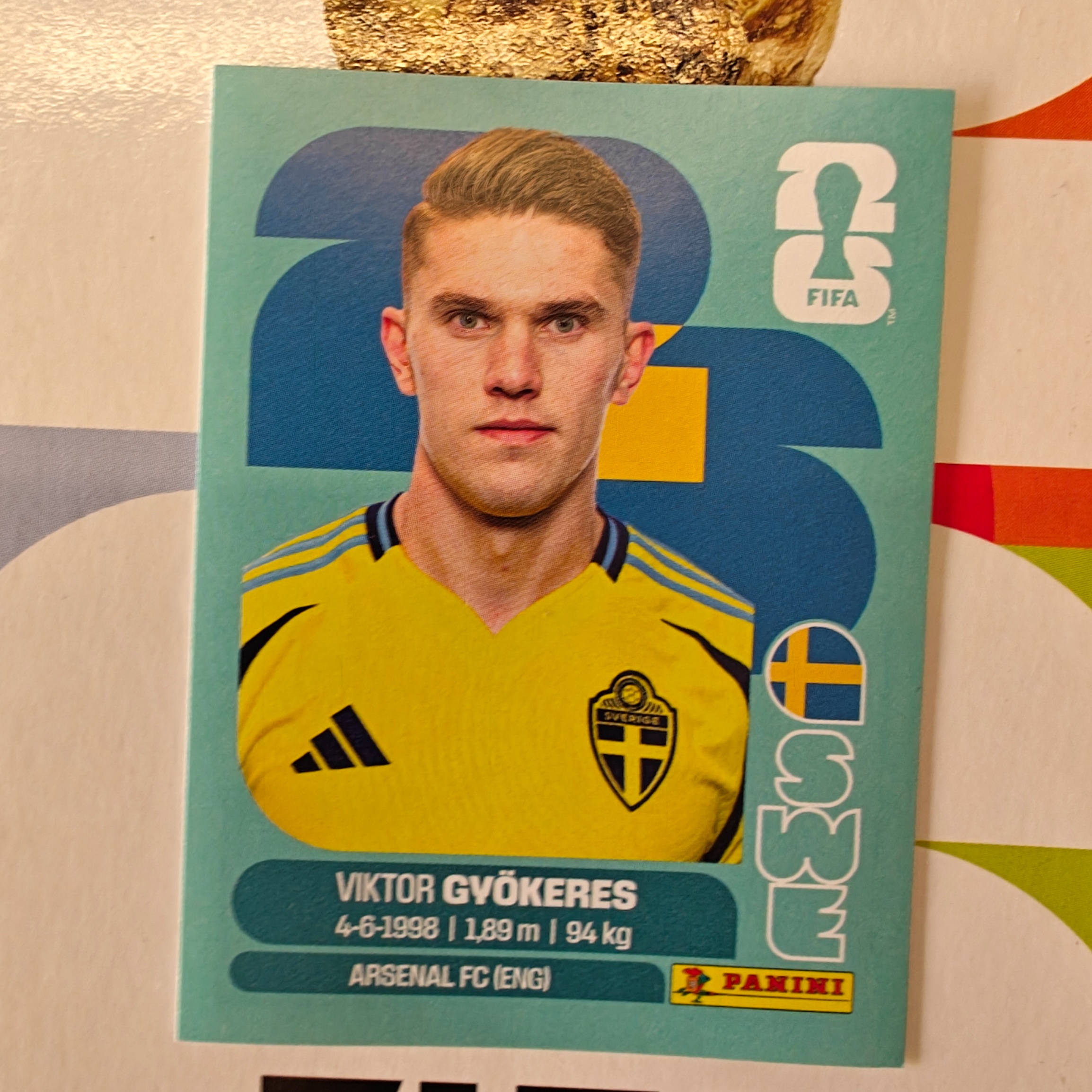 SWE20 - Sweden - Viktor Gyökeres - FIFA World Cup 2026™ - Panini Sticker