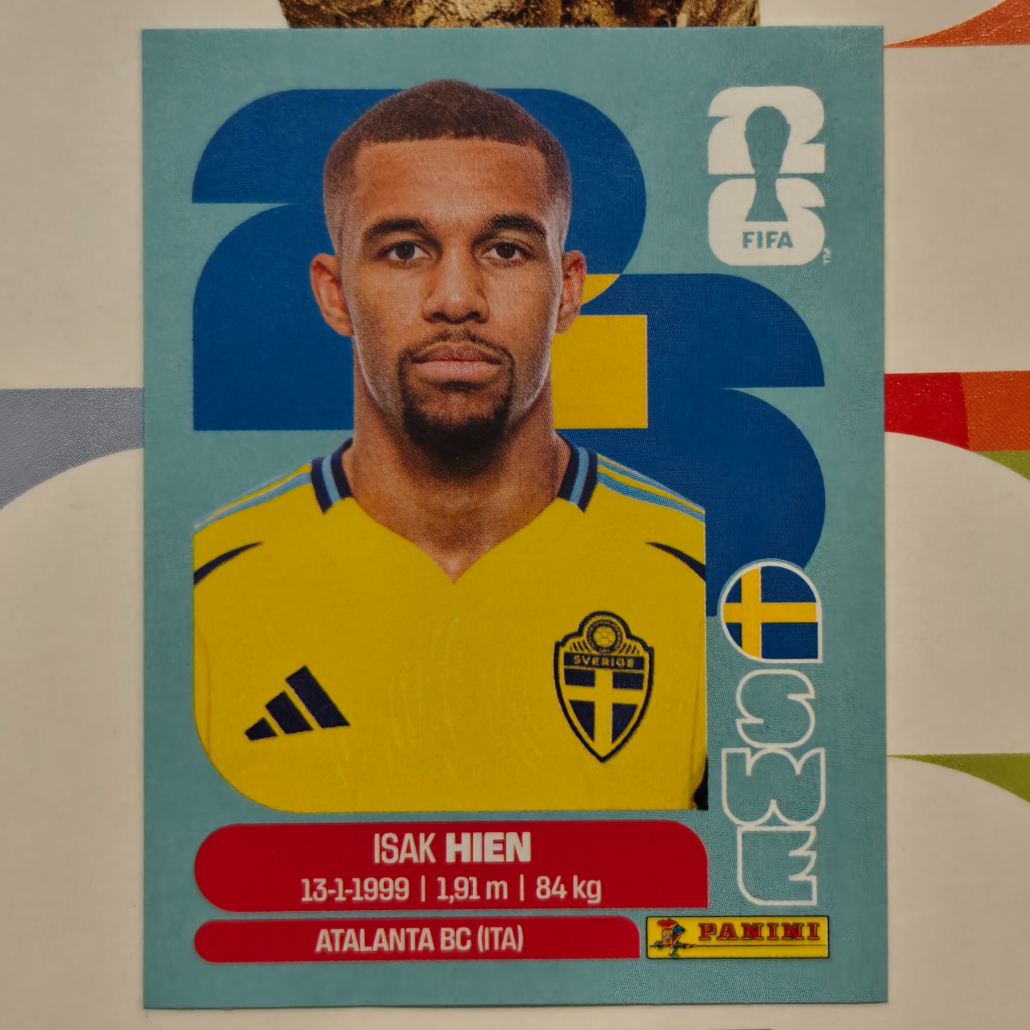 SWE3 - Sweden - Isak Hien - FIFA World Cup 2026™ - Panini Sticker