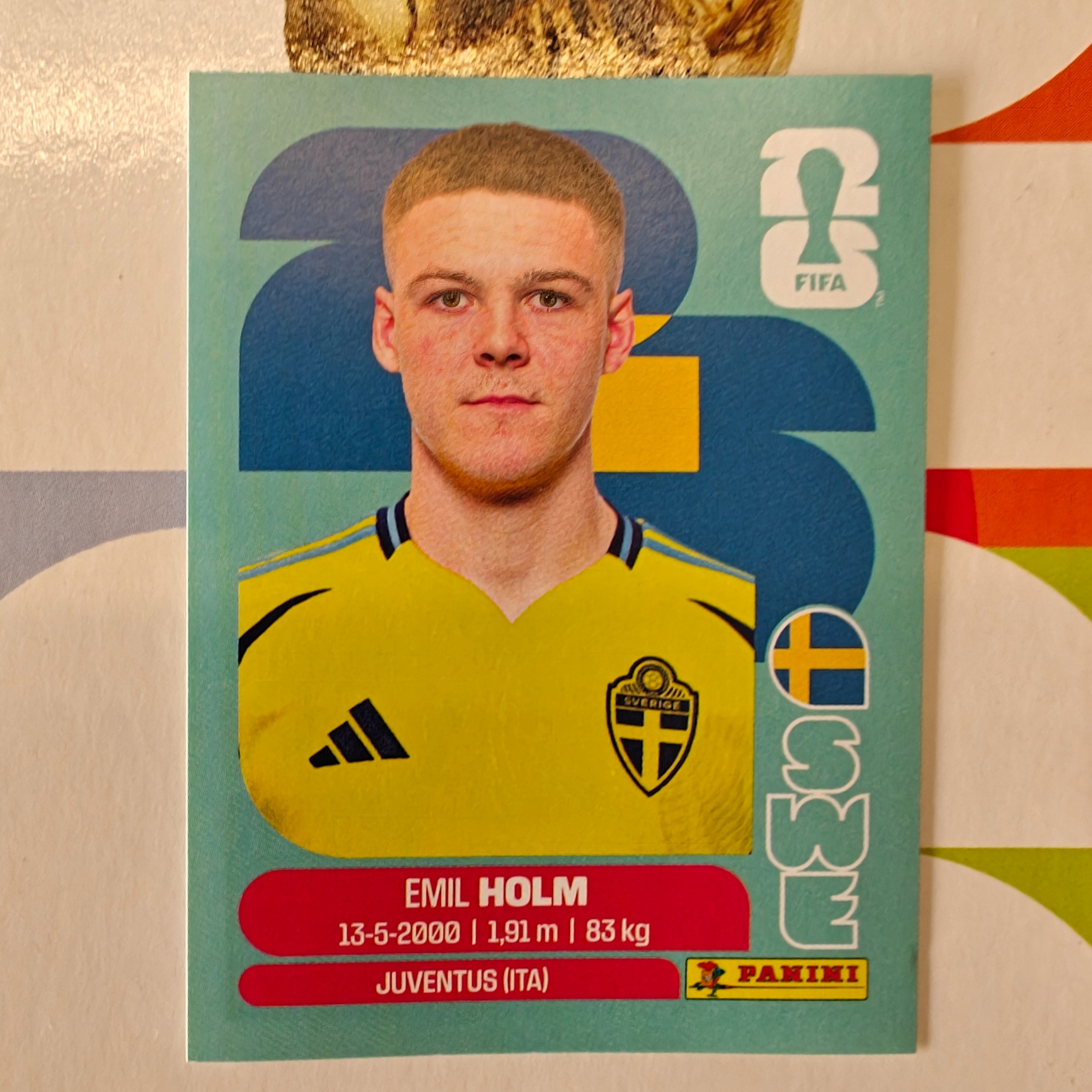 SWE5 - Sweden - Emil Holm - FIFA World Cup 2026™ - Panini Sticker