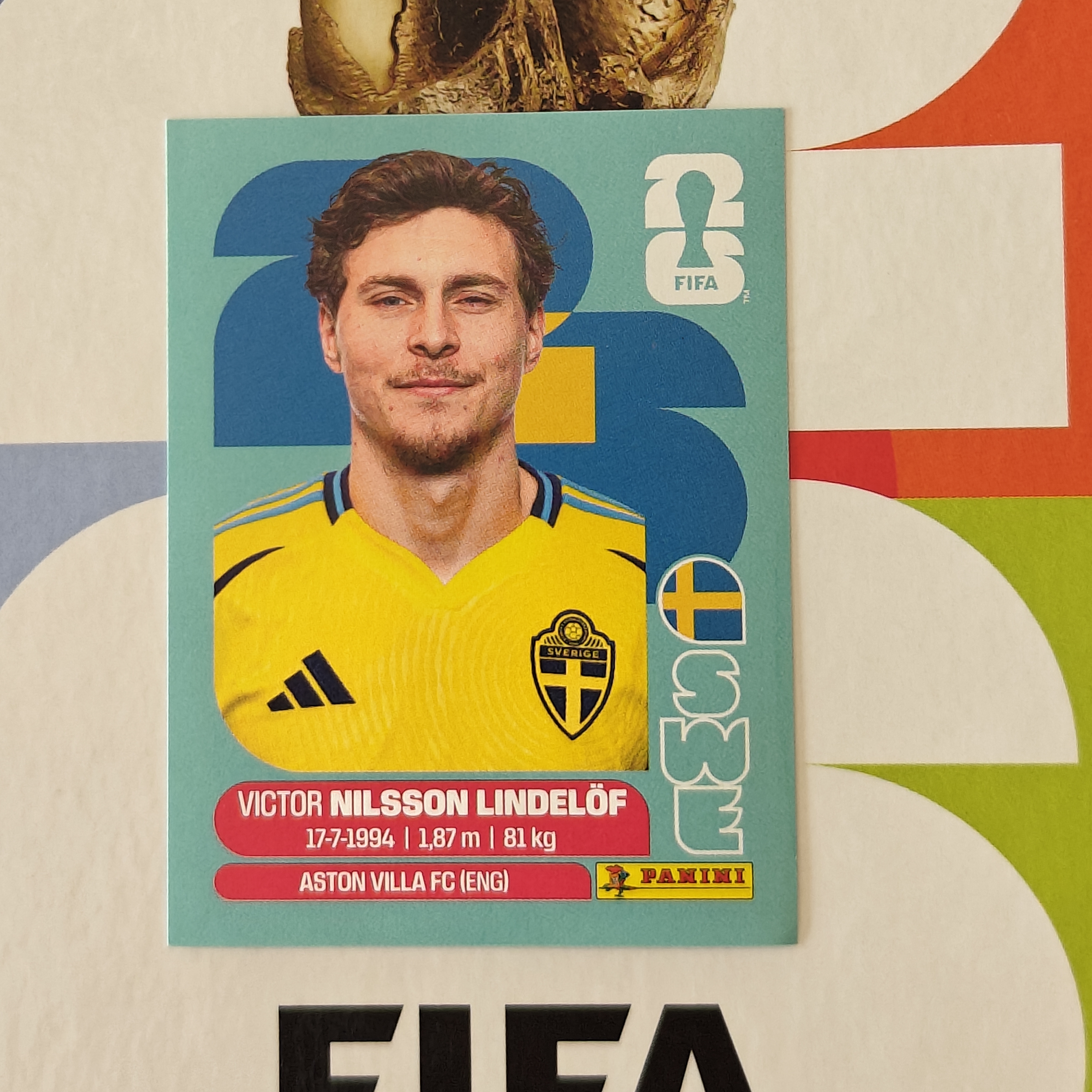 SWE6 - Sweden - Victor Nilsson Lindelöf - FIFA World Cup 2026™ - Panini Sticker