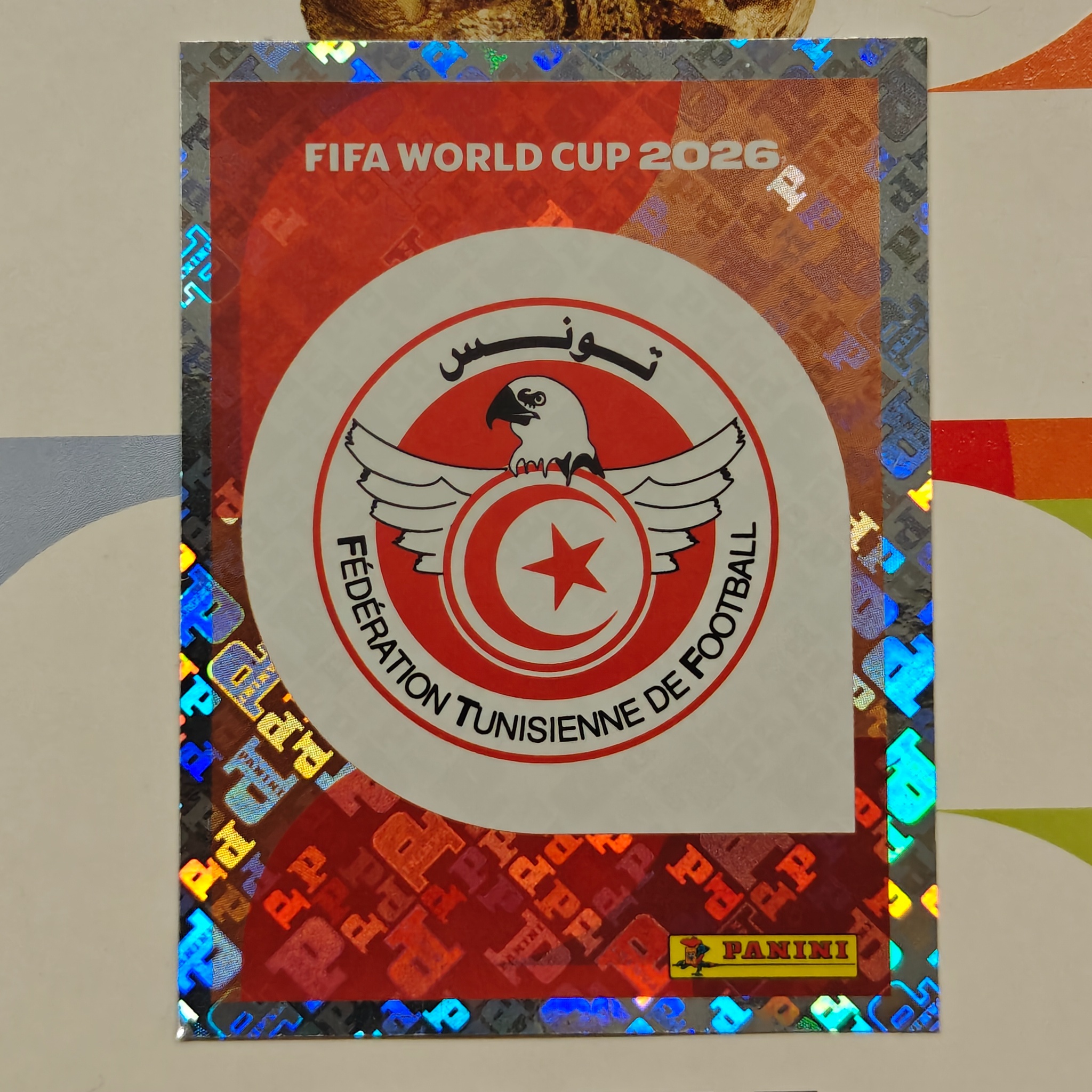 TUN1 - Tunisia - Emblem - FIFA World Cup 2026™ - Panini Foil Sticker