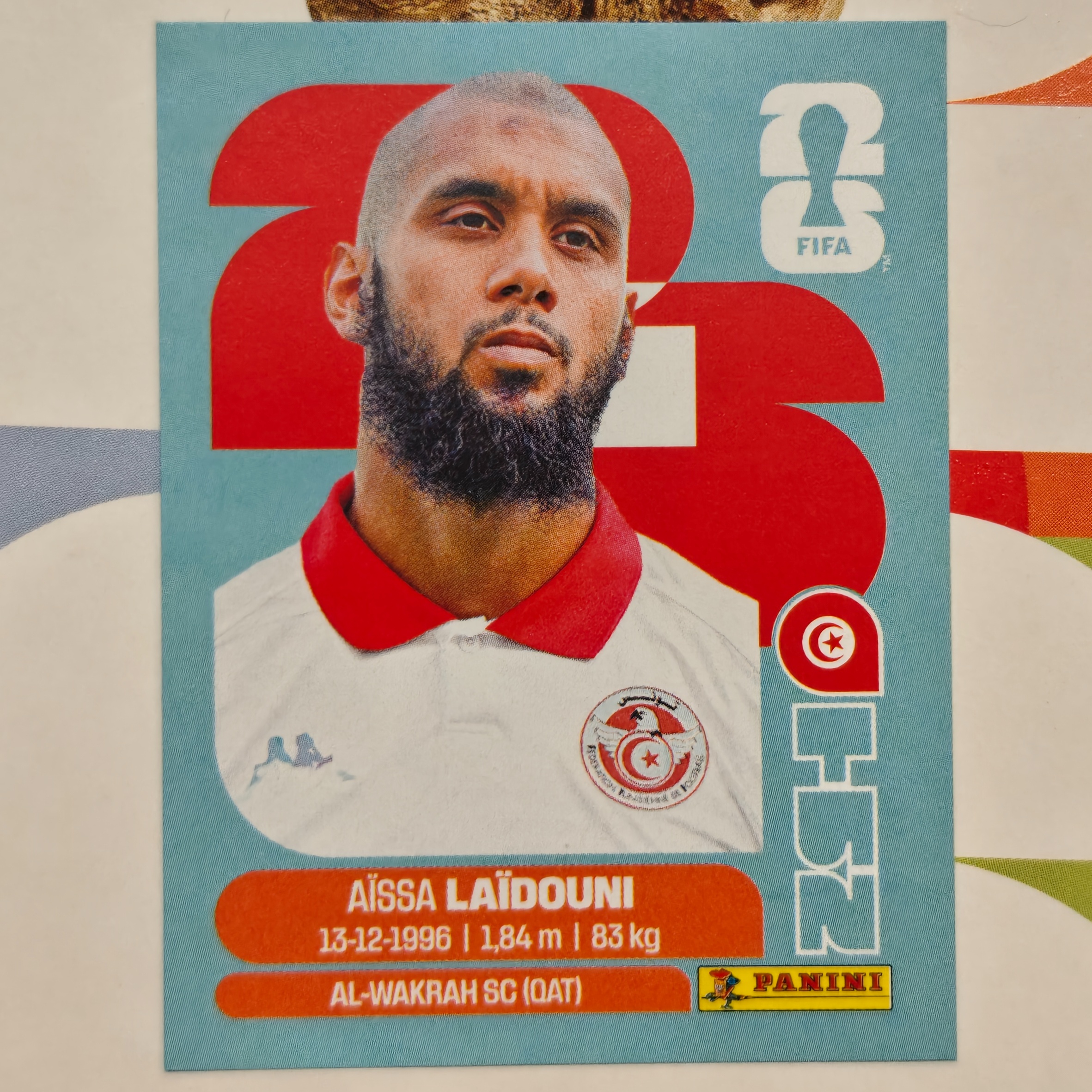 TUN10 - Tunisia - Aissa Laidouni - FIFA World Cup 2026™ - Panini Sticker