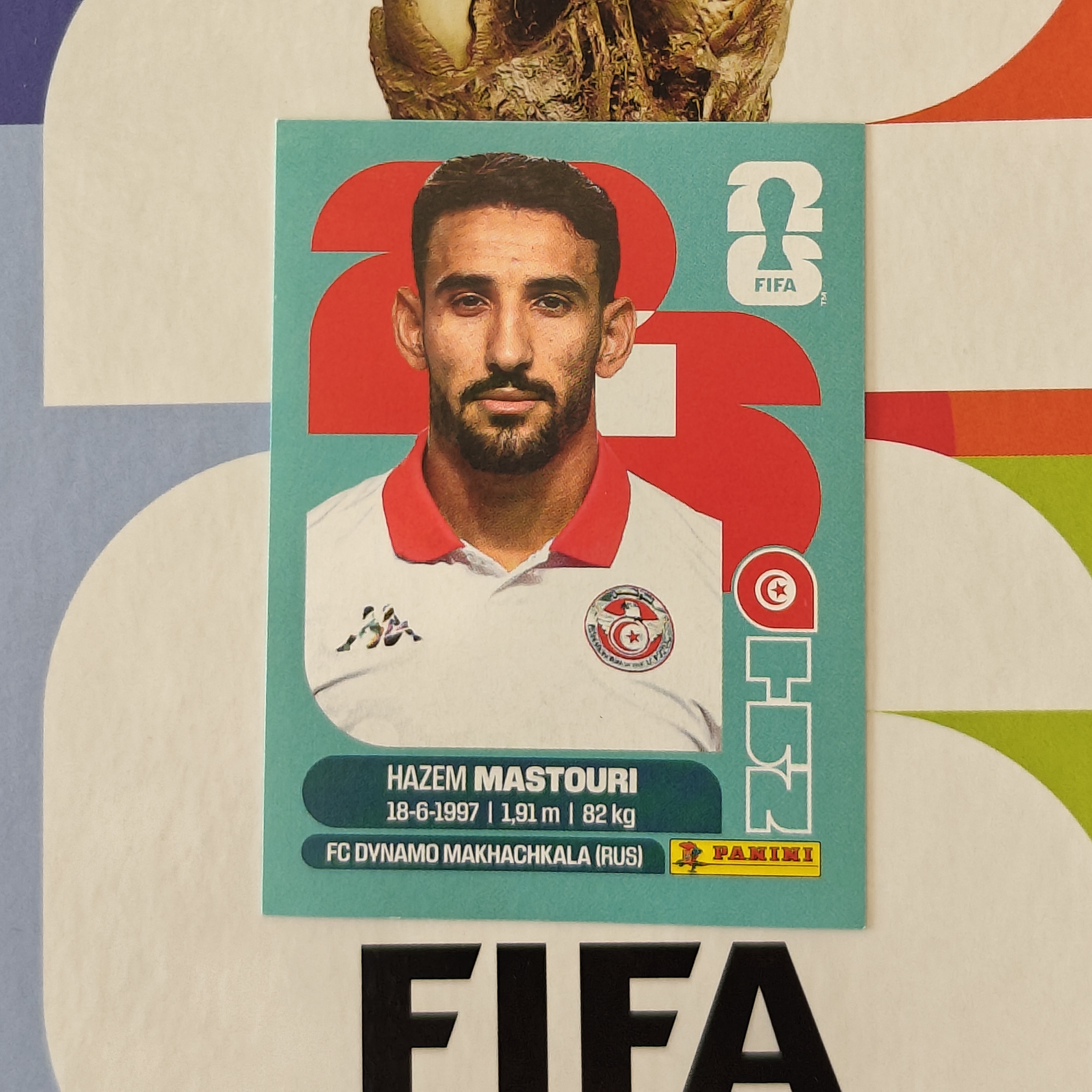 TUN17 - Tunisia - Hazem Mastouri - FIFA World Cup 2026™ - Panini Sticker