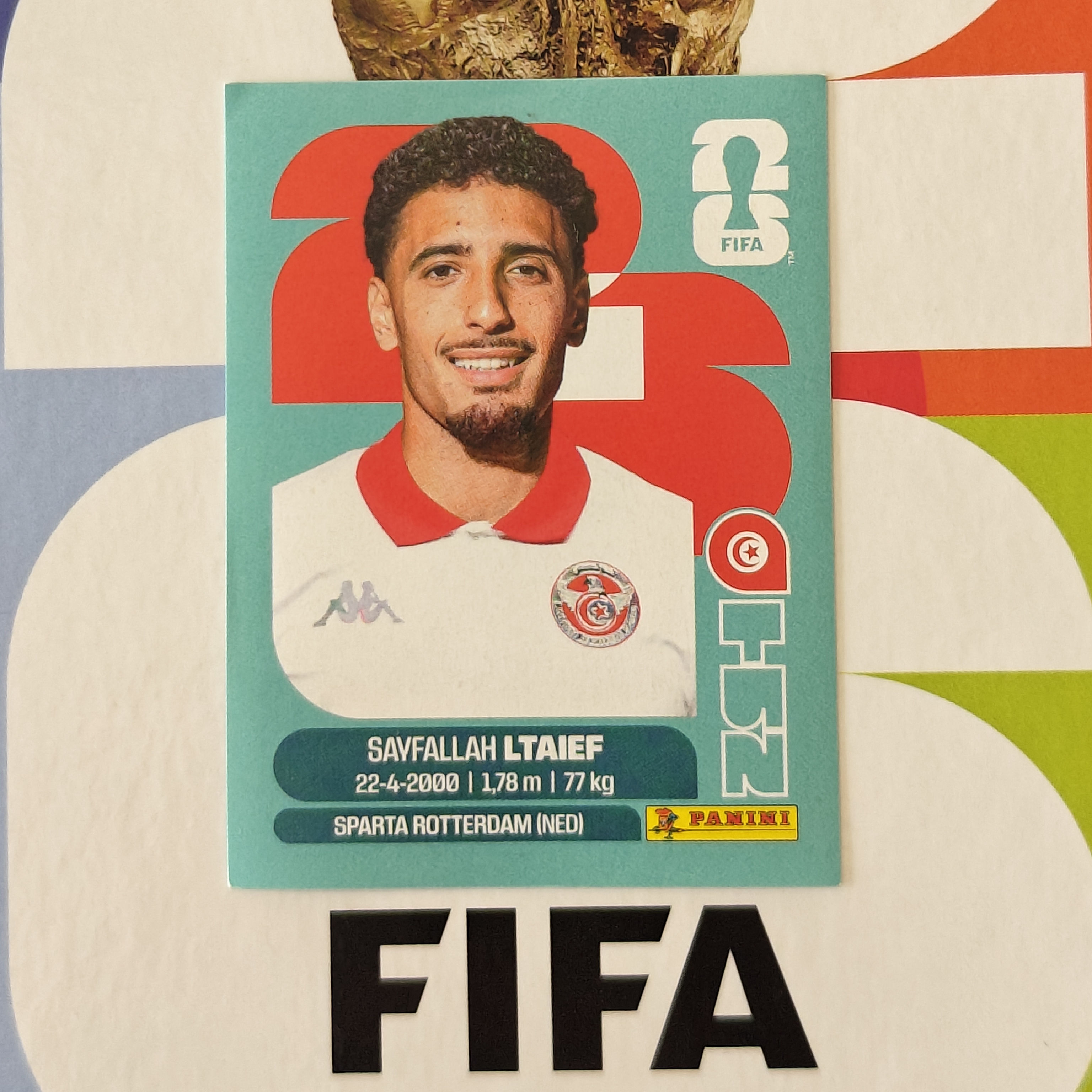 TUN19 - Tunisia - Sayfallah Ltaief - FIFA World Cup 2026™ - Panini Sticker