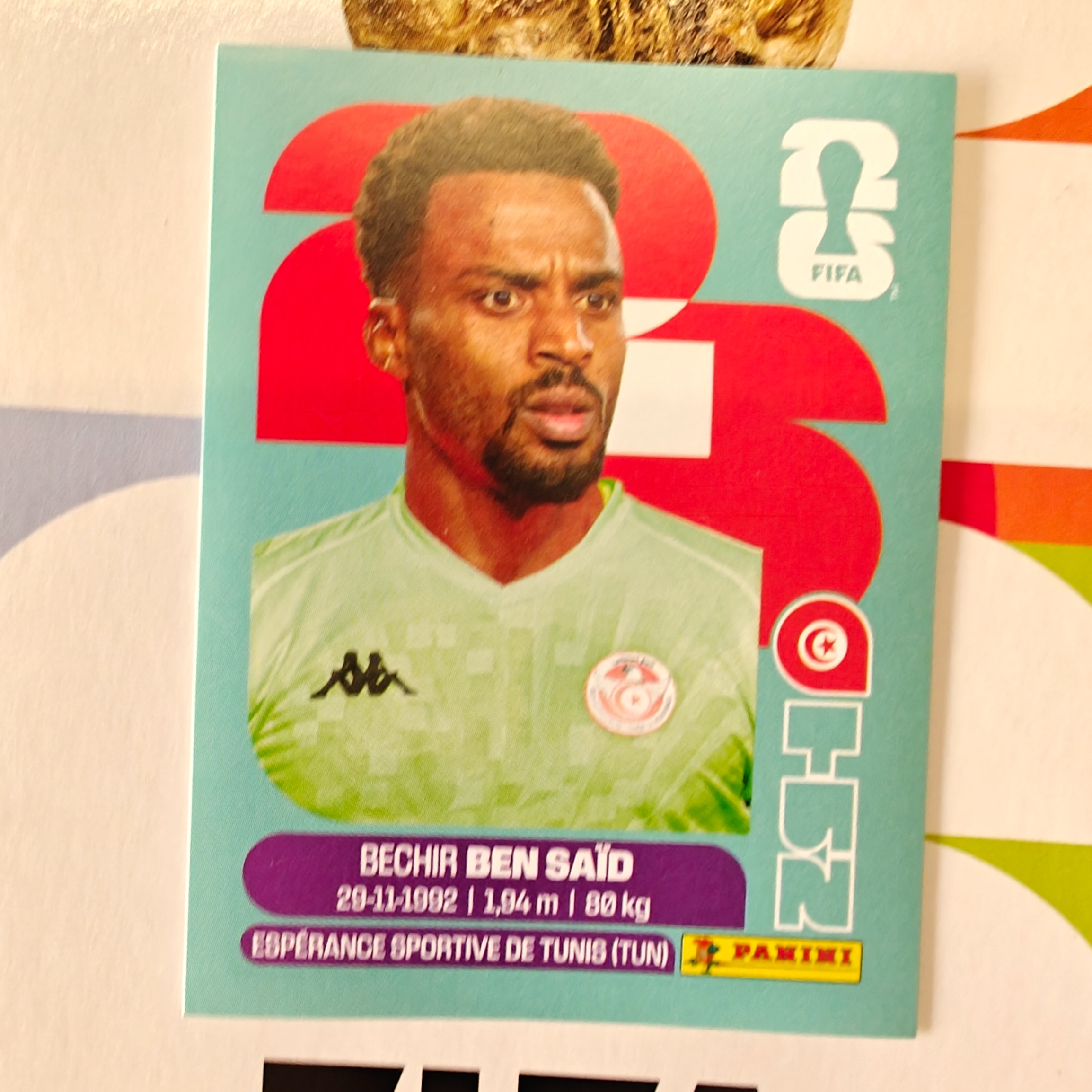 TUN2 - Tunisia - Bechir Ben Said - FIFA World Cup 2026™ - Panini Sticker