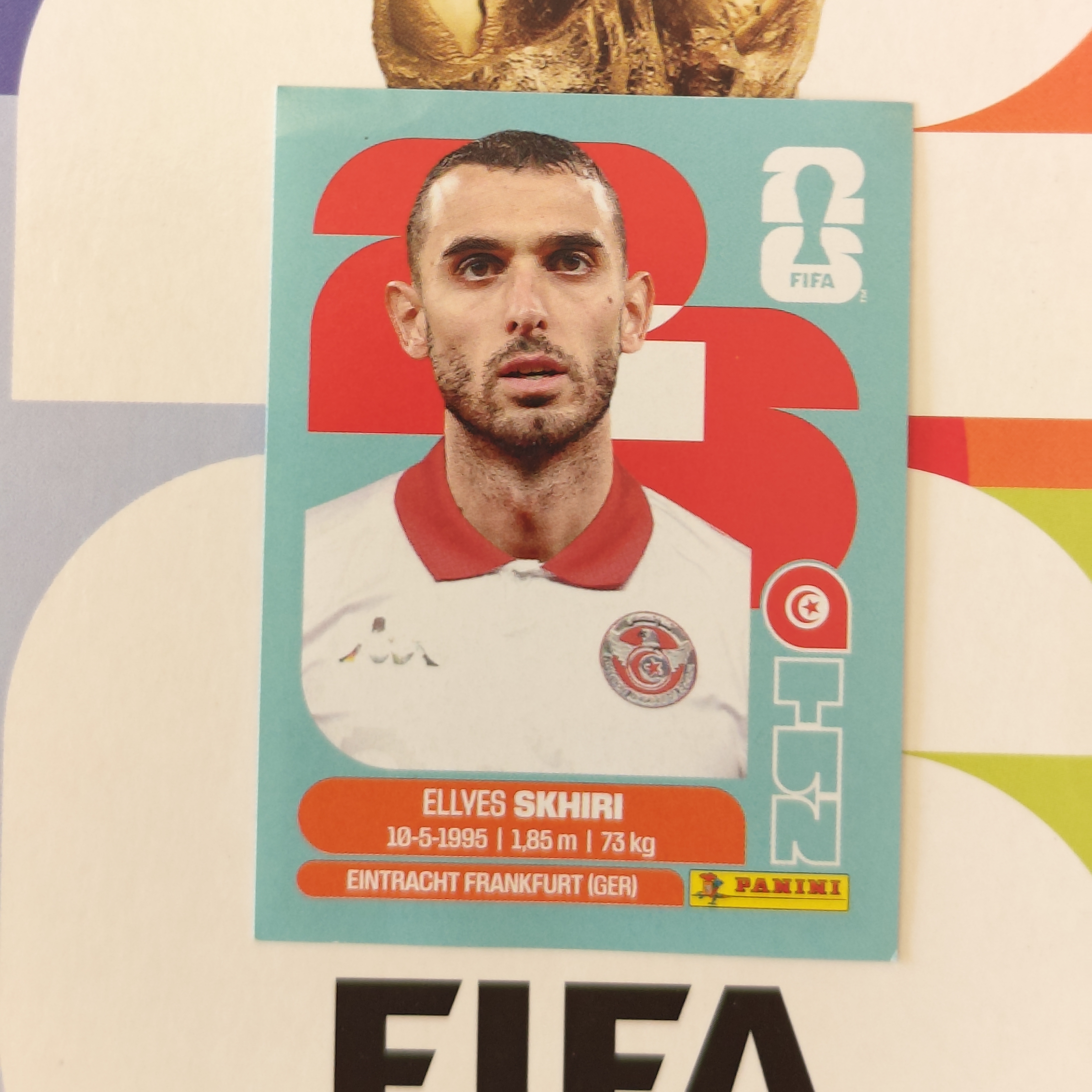 TUN9 - Tunisia - Ellyes Skhiri - FIFA World Cup 2026™ - Panini Sticker