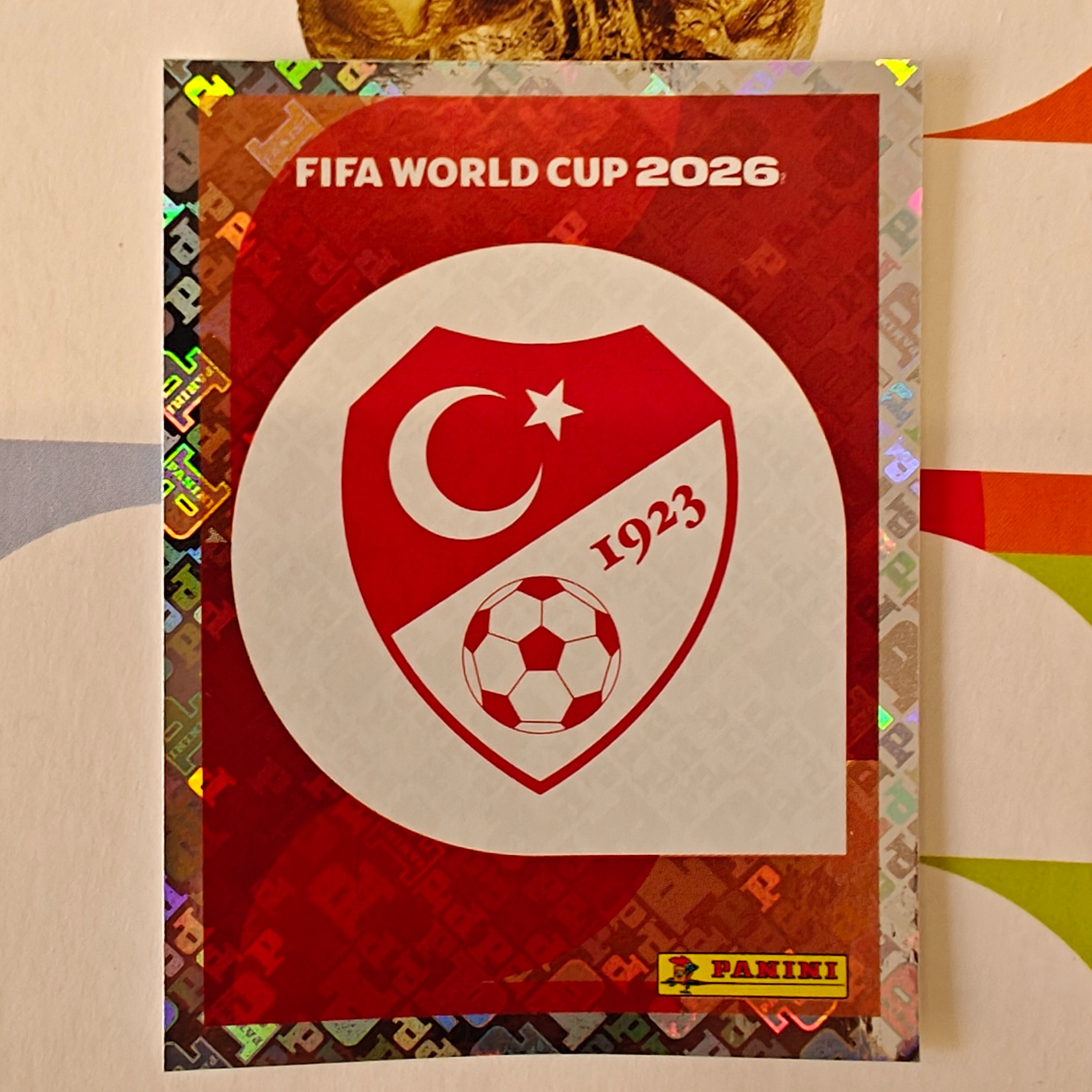 TUR1 - Türkiye - Emblem - FIFA World Cup 2026™ - Panini Foil Sticker