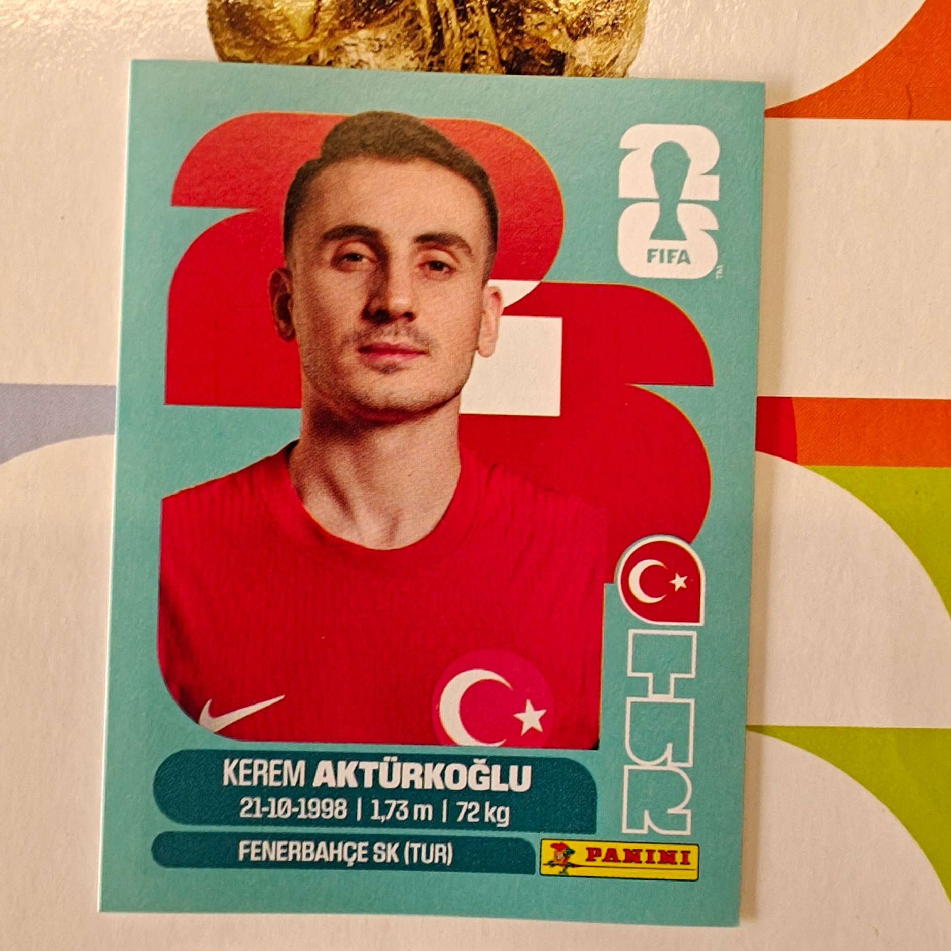 TUR19 - Türkiye - Kerem Akturkoglu - FIFA World Cup 2026™ - Panini Sticker
