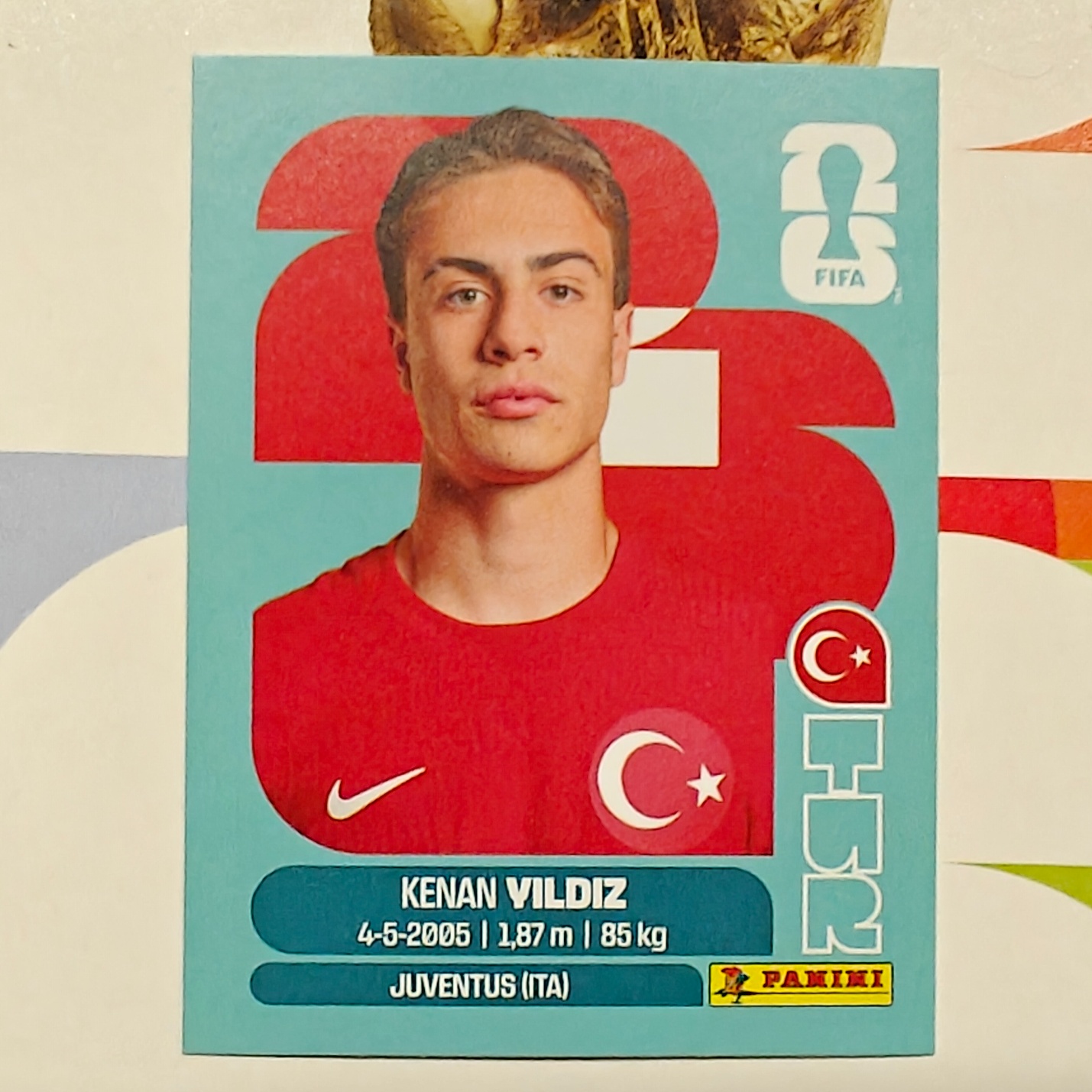 TUR20 - Türkiye - Kenan Yildiz - FIFA World Cup 2026™ - Panini Sticker