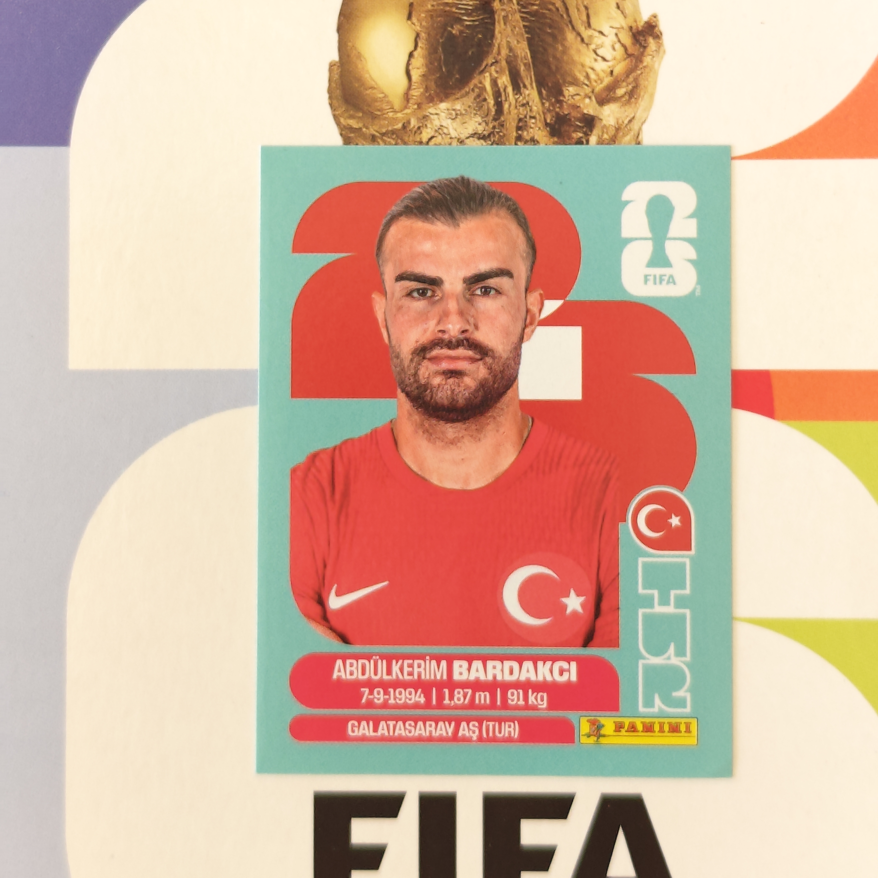 TUR5 - Türkiye - Abdulkerim Bardakci - FIFA World Cup 2026™ - Panini Sticker