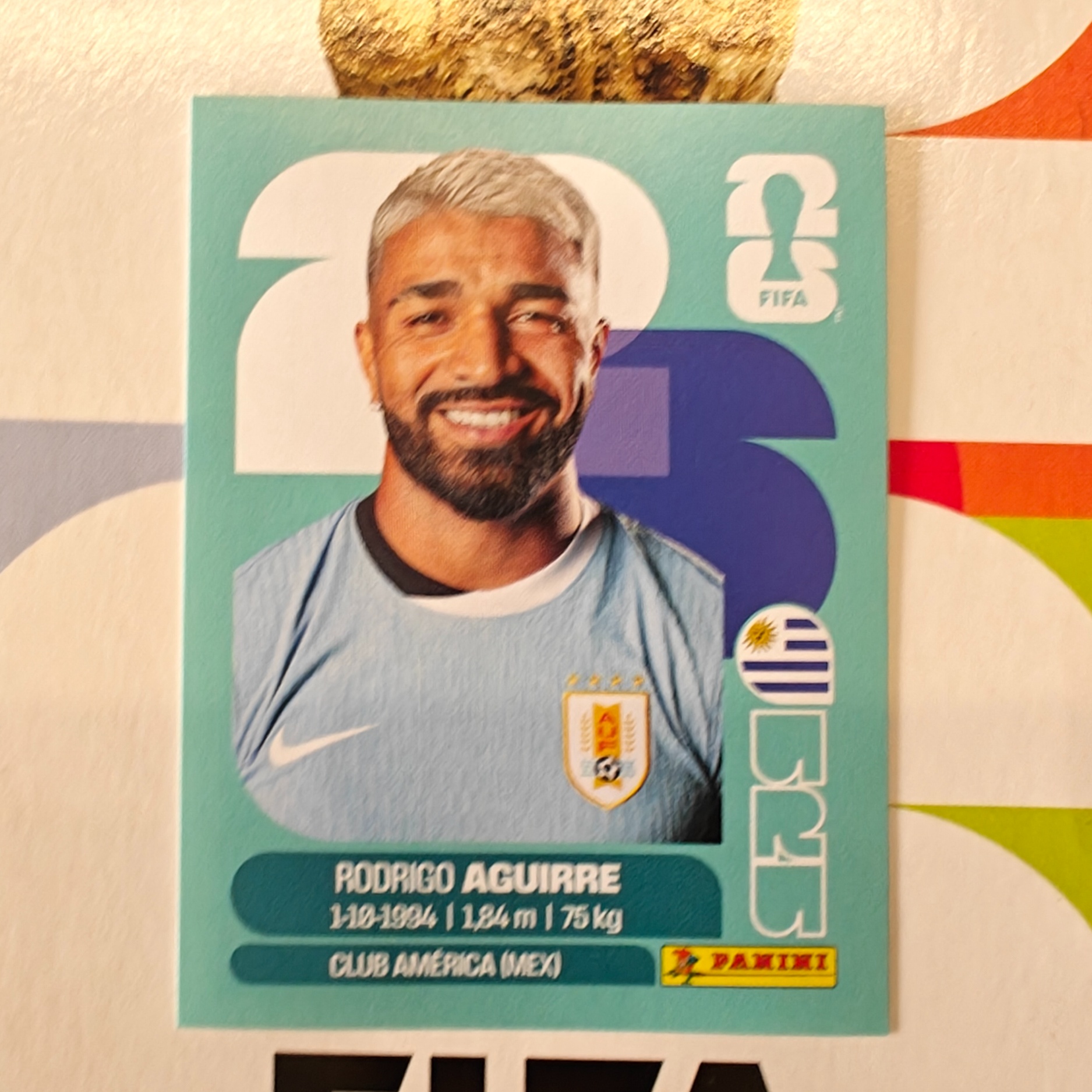 URU19 - Uruguay - Rodrigo Aguirre - FIFA World Cup 2026™ - Panini Sticker