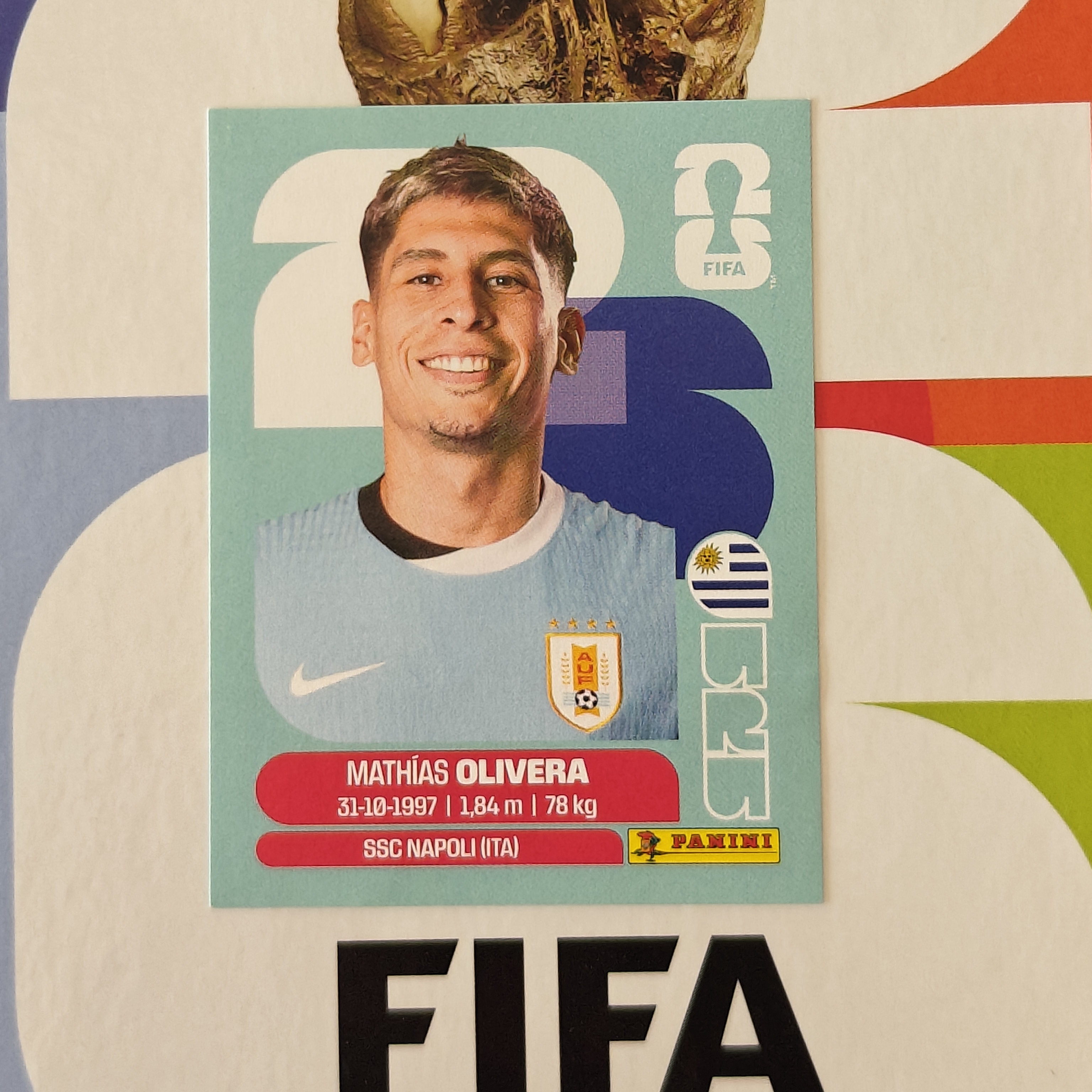 URU7 - Uruguay - Mathias Olivera - FIFA World Cup 2026™ - Panini Sticker