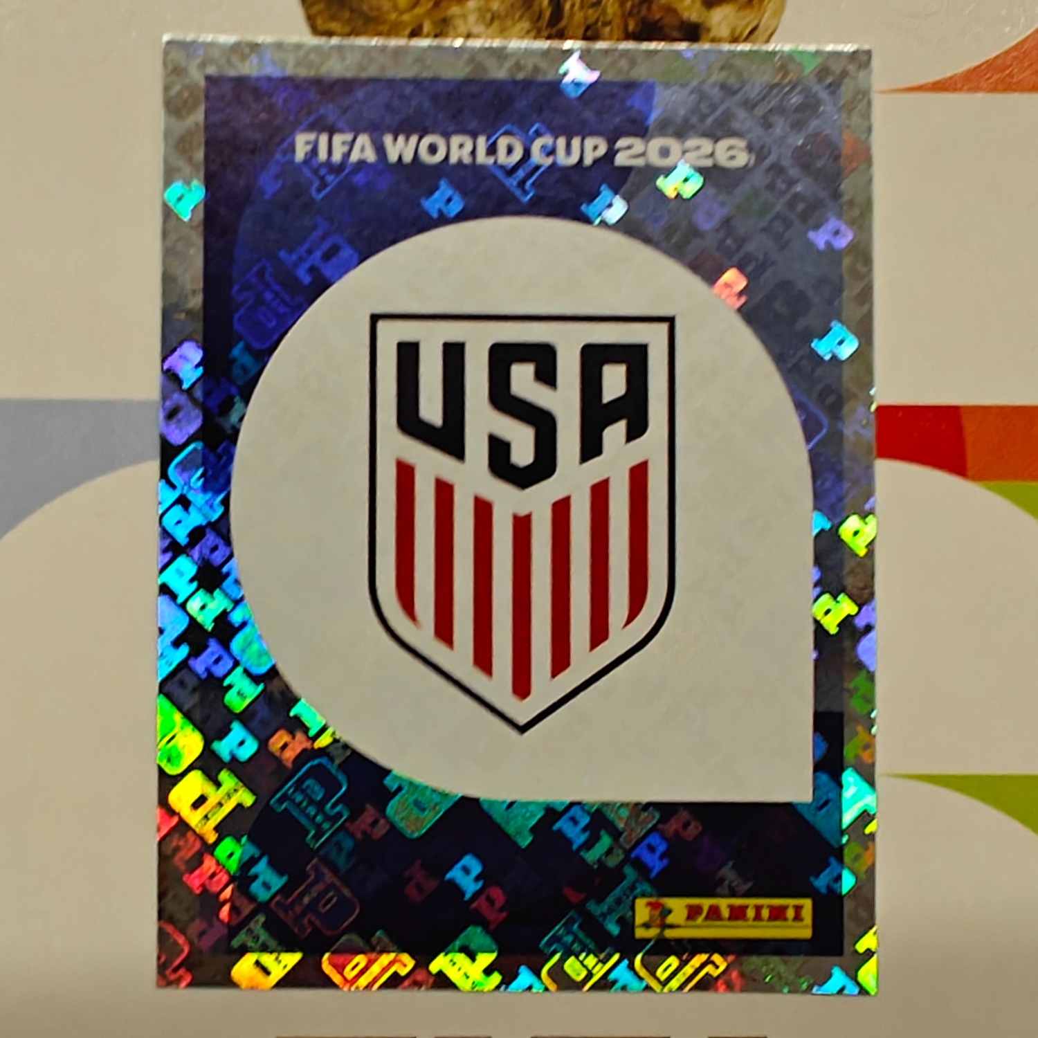 USA1 - USA - Emblem - FIFA World Cup 2026™ - Panini Foil Sticker