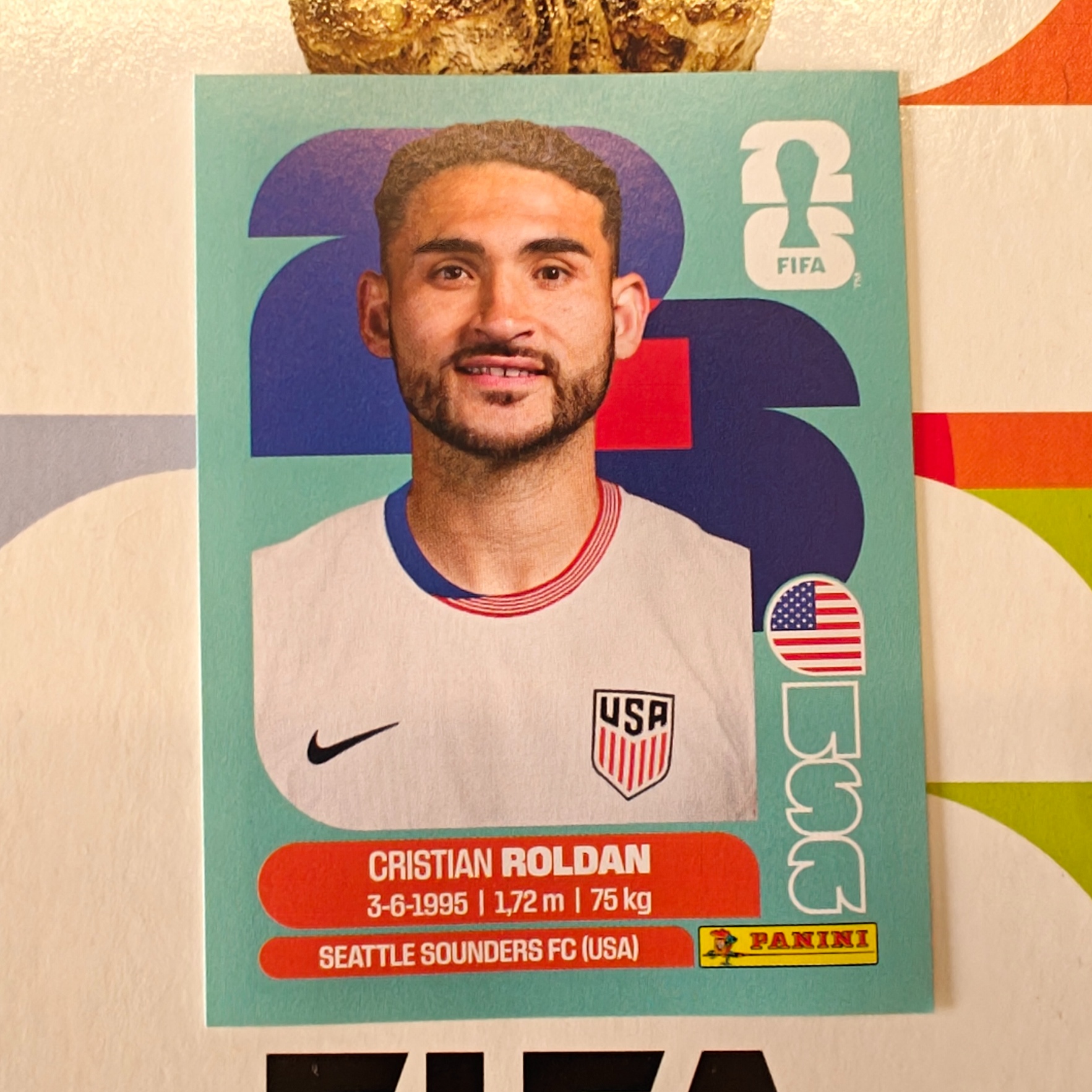 USA11 - USA - Christian Roldan - FIFA World Cup 2026™ - Panini Sticker