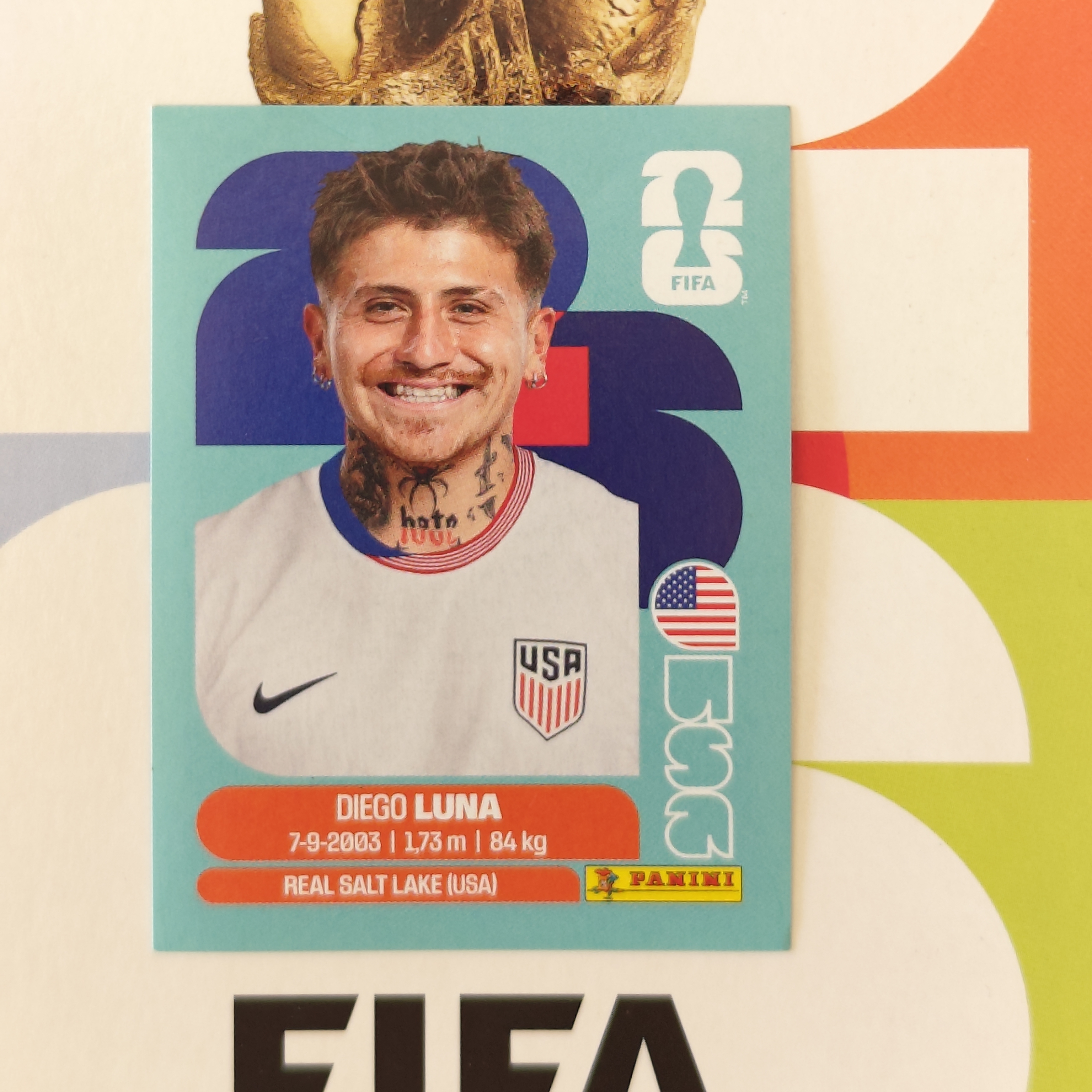 USA14 - USA - Diego Luna - FIFA World Cup 2026™ - Panini Sticker