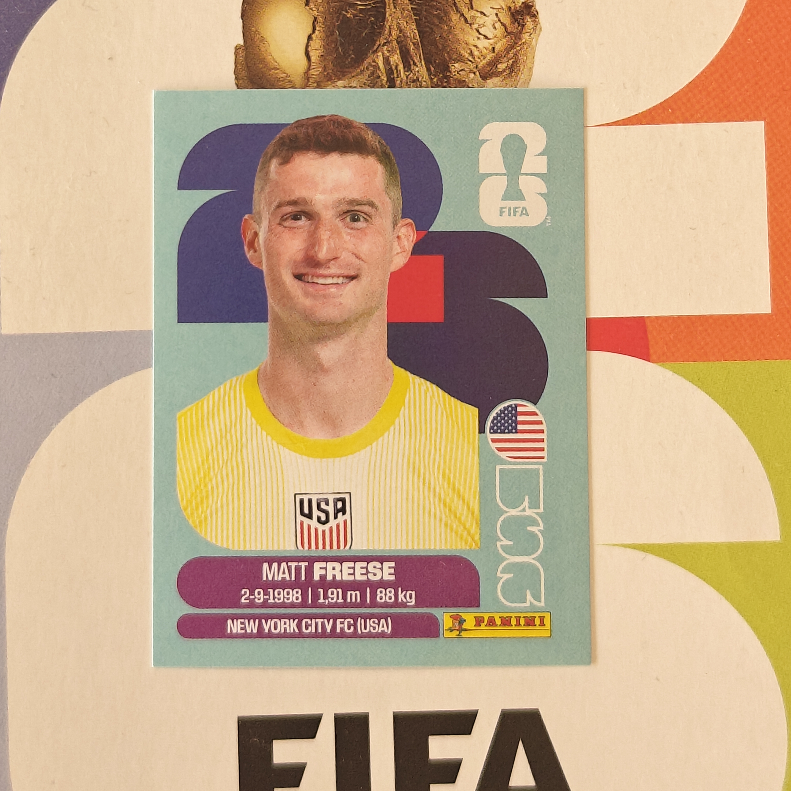 USA2 - USA - Math Freese - FIFA World Cup 2026™ - Panini Sticker