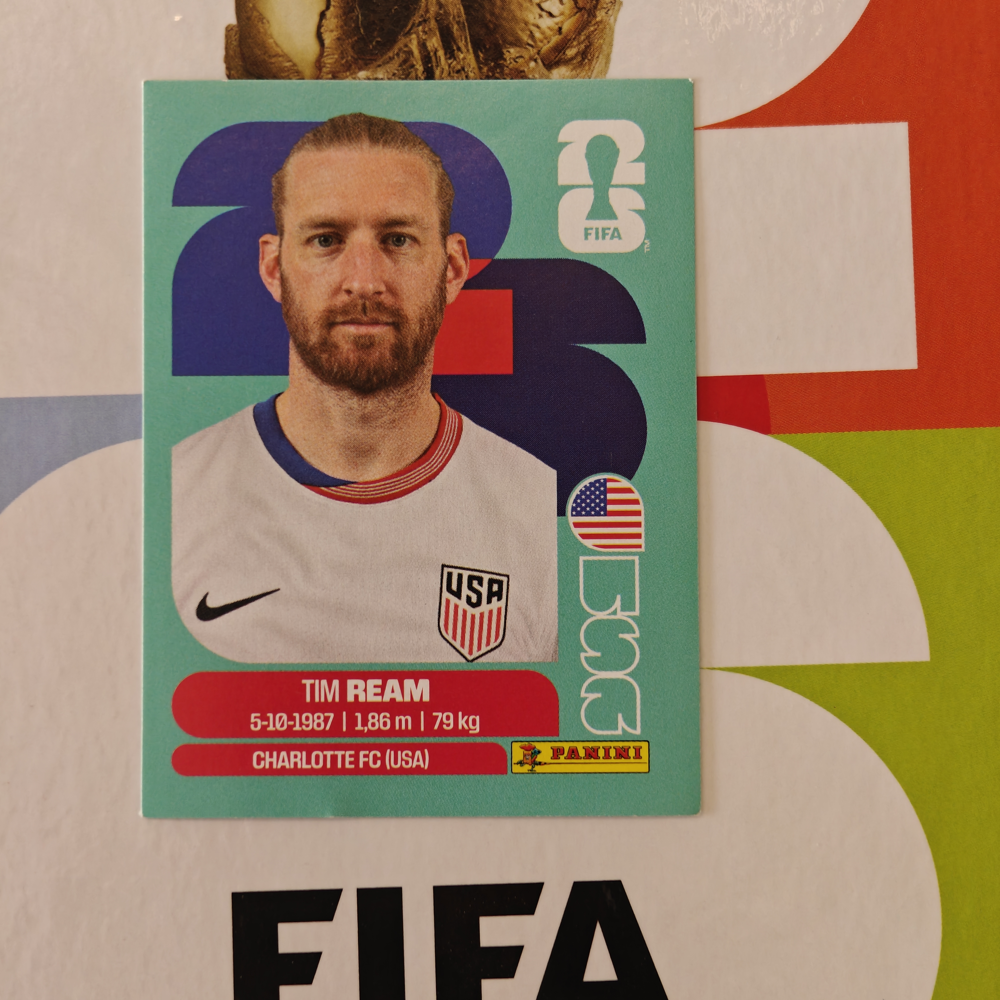 USA4 - USA - Tim Ream - FIFA World Cup 2026™ - Panini Sticker