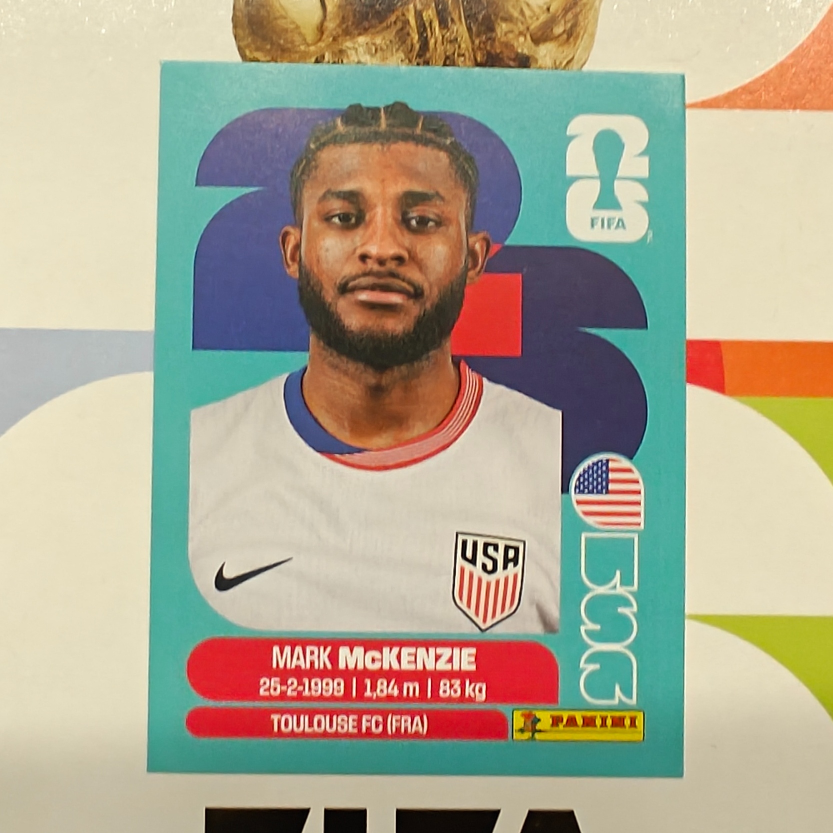 USA5 - USA - Mark McKenzie - FIFA World Cup 2026™ - Panini Sticker