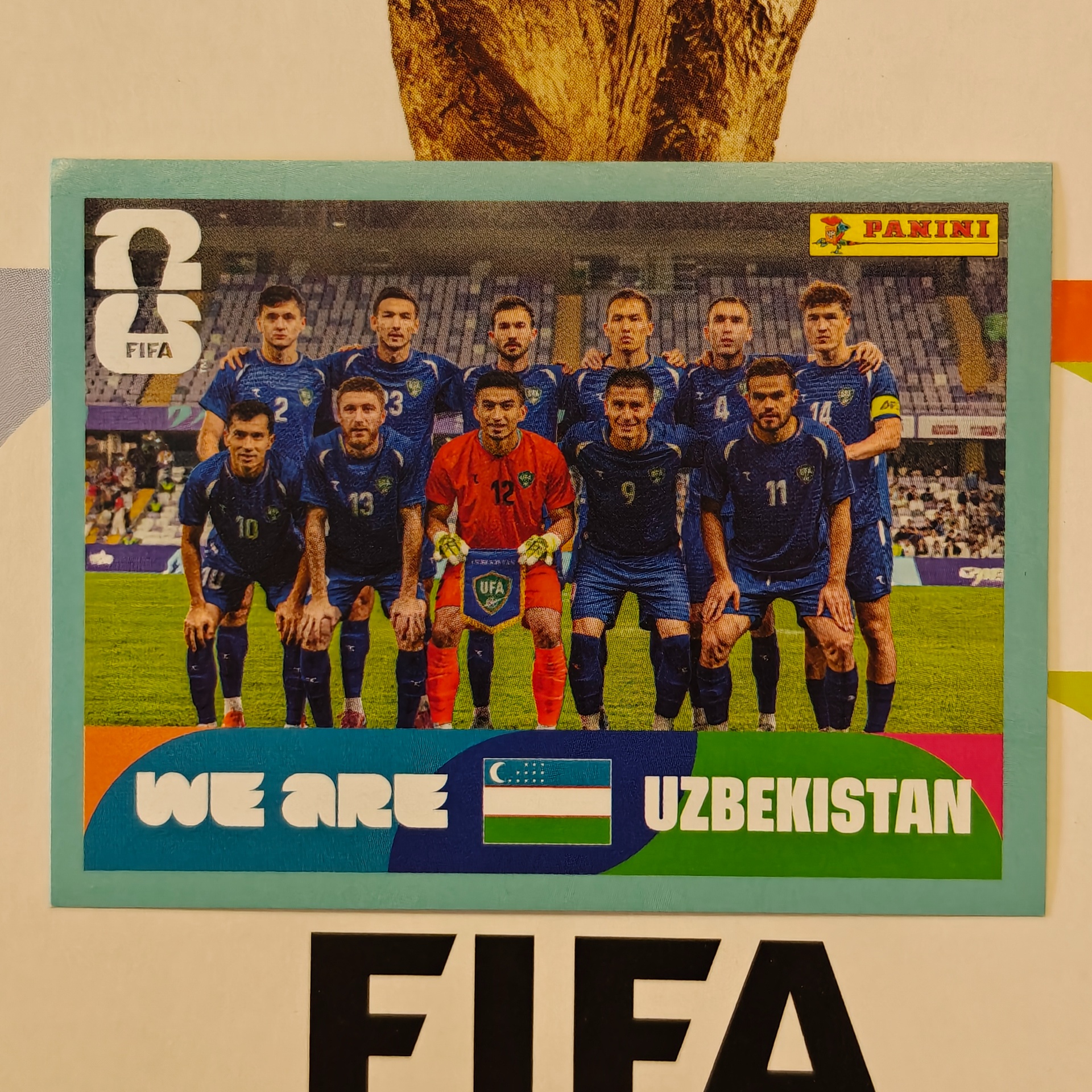 UZB13 - Uzbekistan - Team Photo - FIFA World Cup 2026™ - Panini Sticker